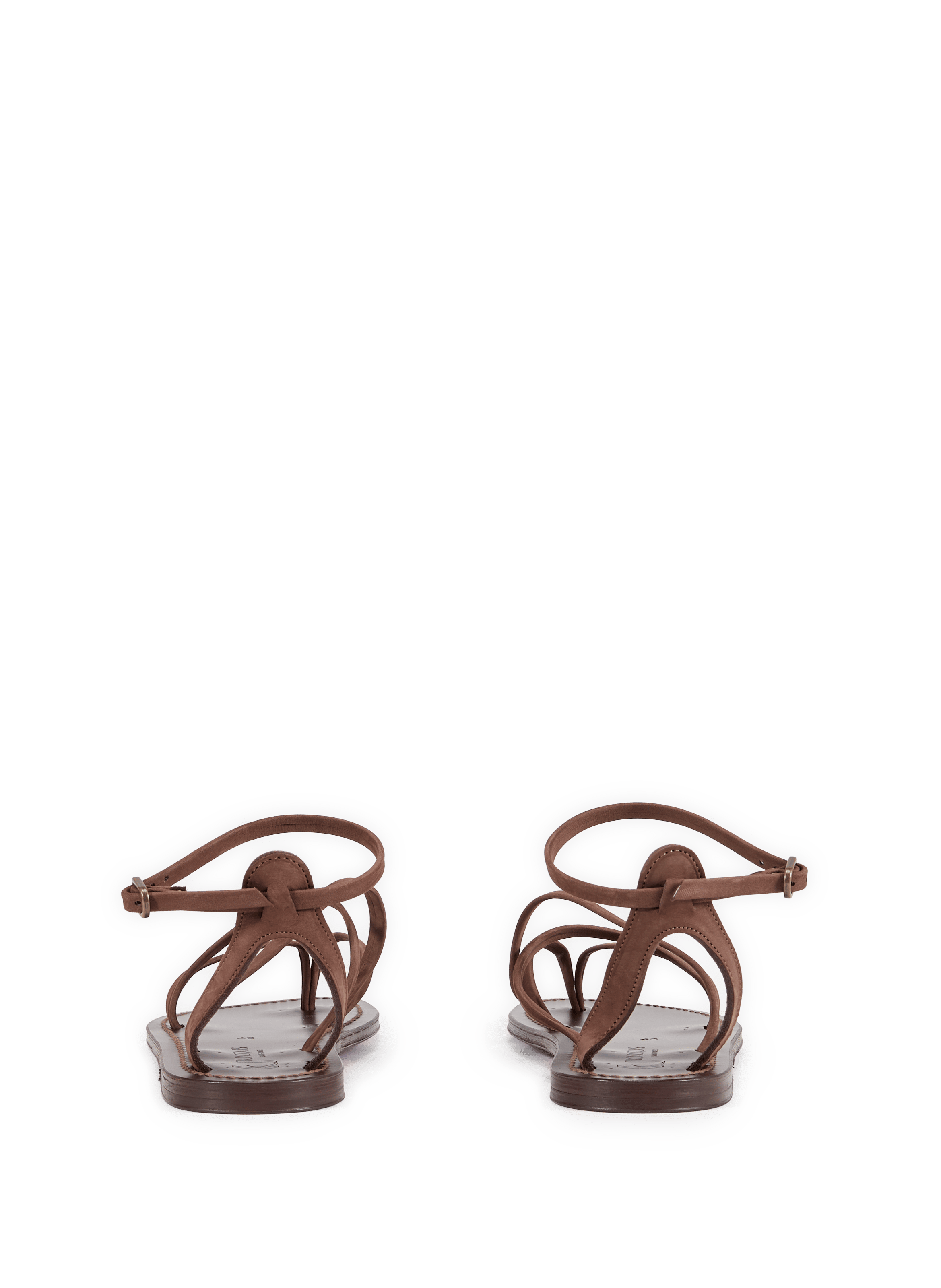 Epicure leather sandals K. JACQUES Brown
