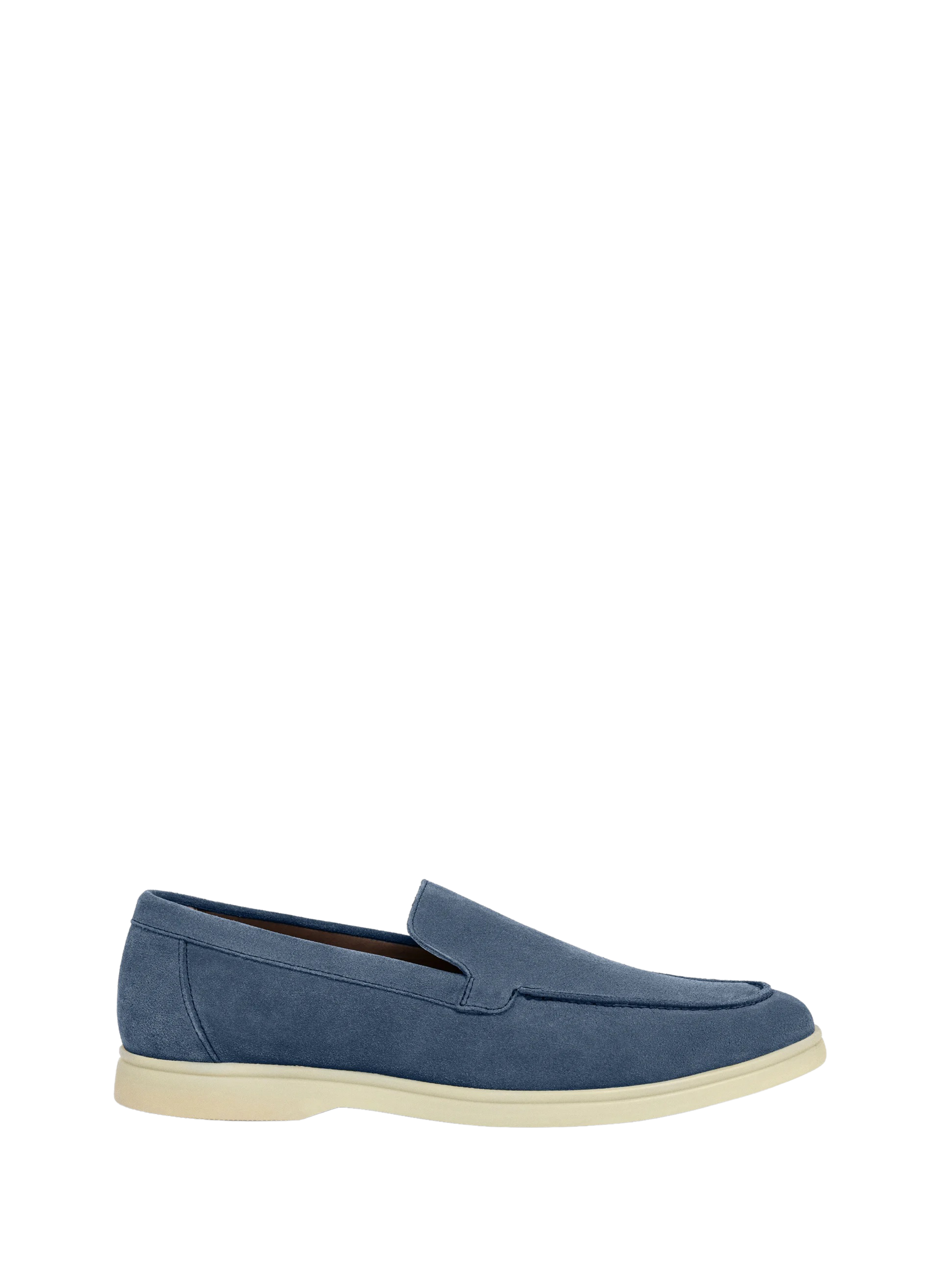 Mocassins en cuir daim HACKETT Bleu