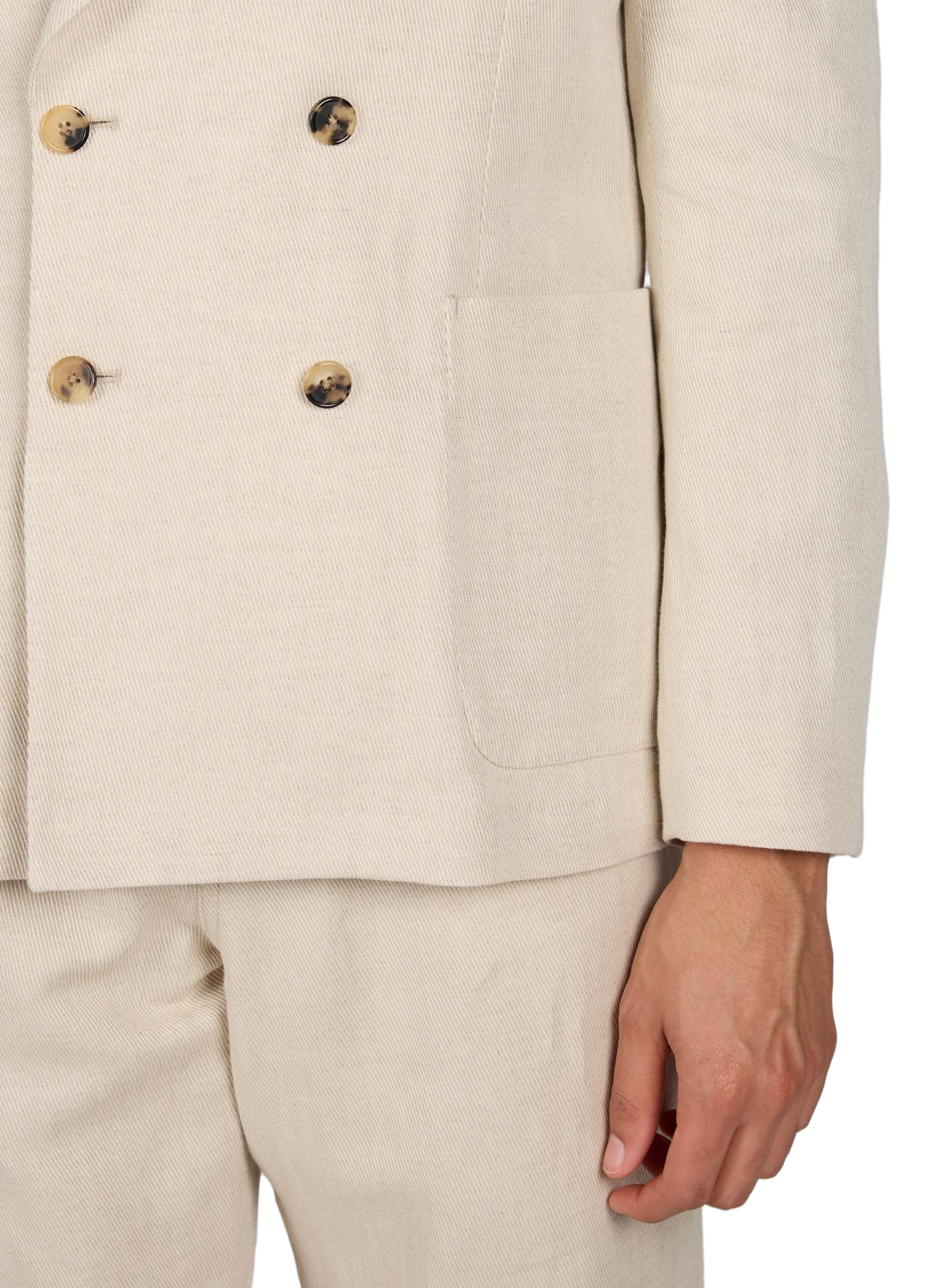 Blazer en coton et lin PAUL SMITH Beige