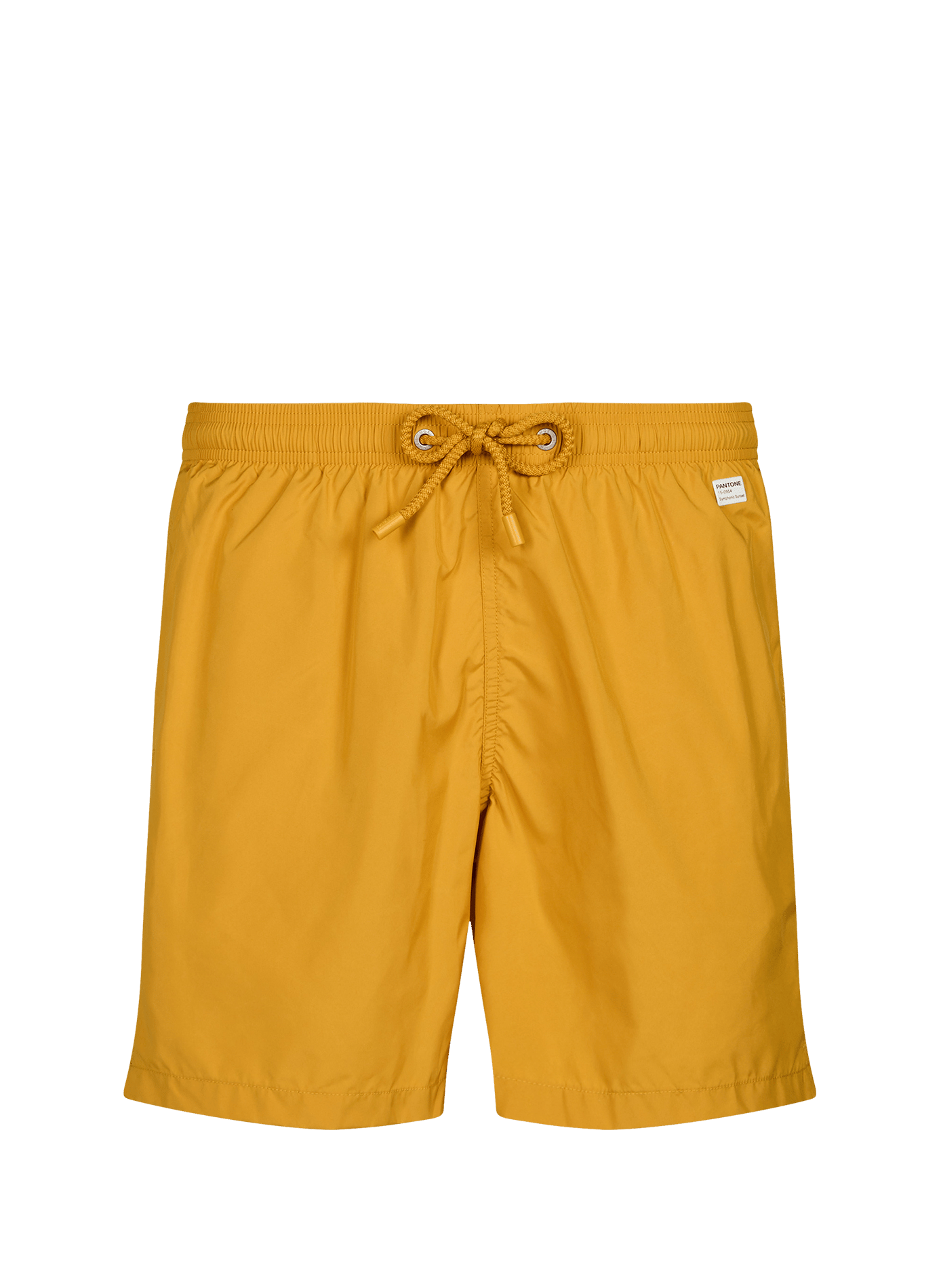 Mid-length swim shorts with elasticated waistband LIGHT PANTONE Moutarde