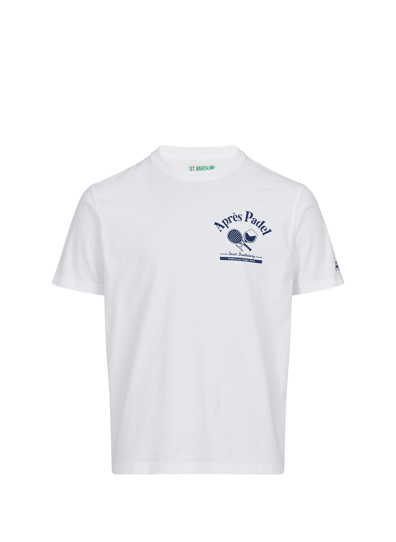 Straight cotton t-shirt MC2 SAINT BARTH White