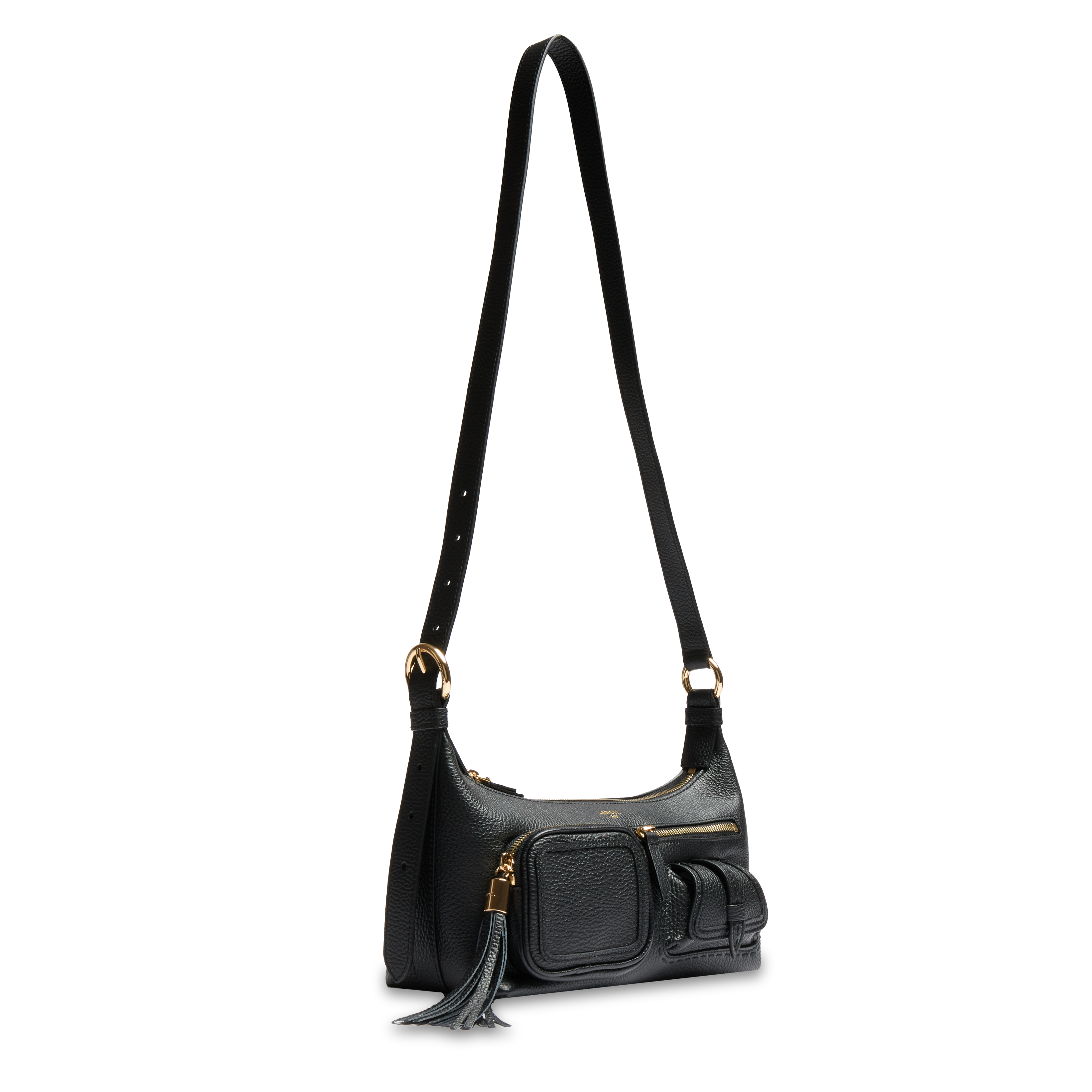 Crossbody zipped multi-pocket bag premier flirt small by lancel in leather LANCEL Black