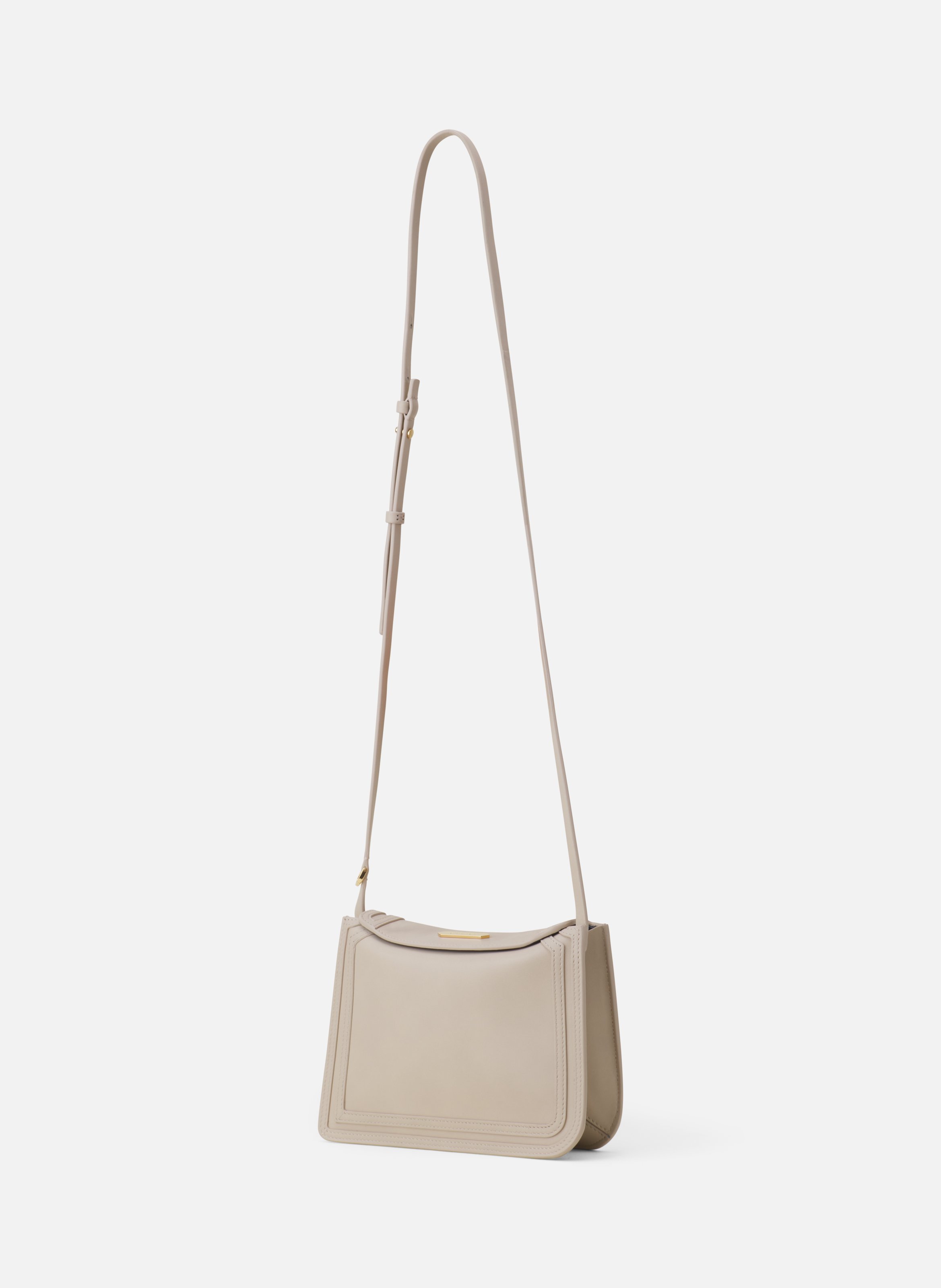 Sac compagnon 16  en cuir LANVIN Blanc