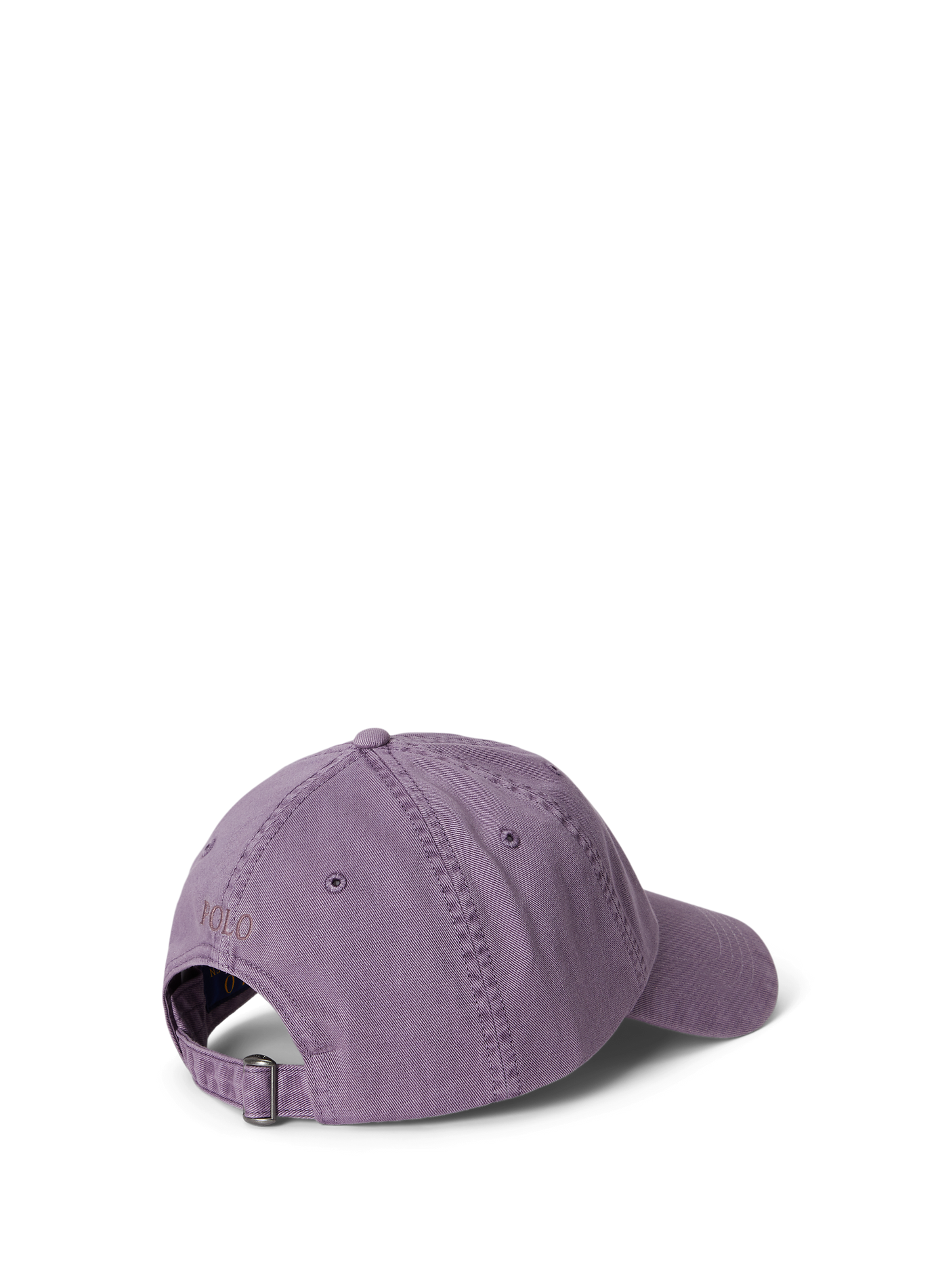 Casquette brodée en coton POLO RALPH LAUREN Violet