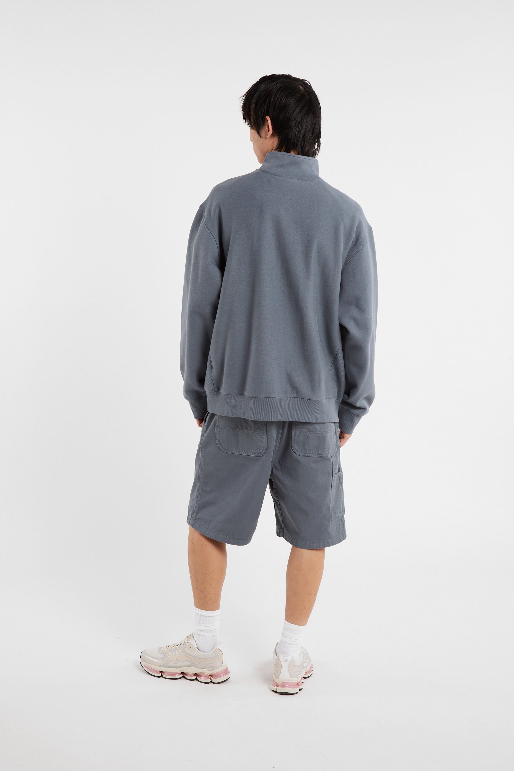 Sweat zippé longhand half zip sweat CARHARTT WIP Bleu