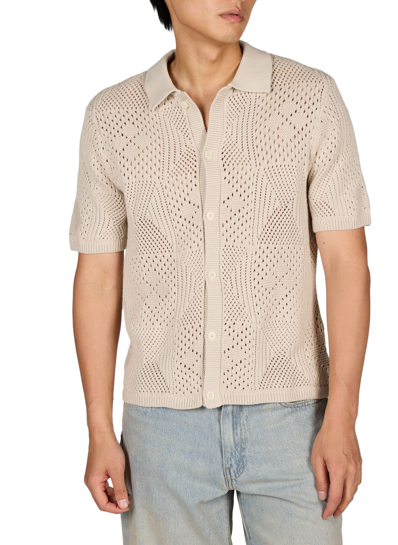 Chemise en maille en coton LEVI'S Beige
