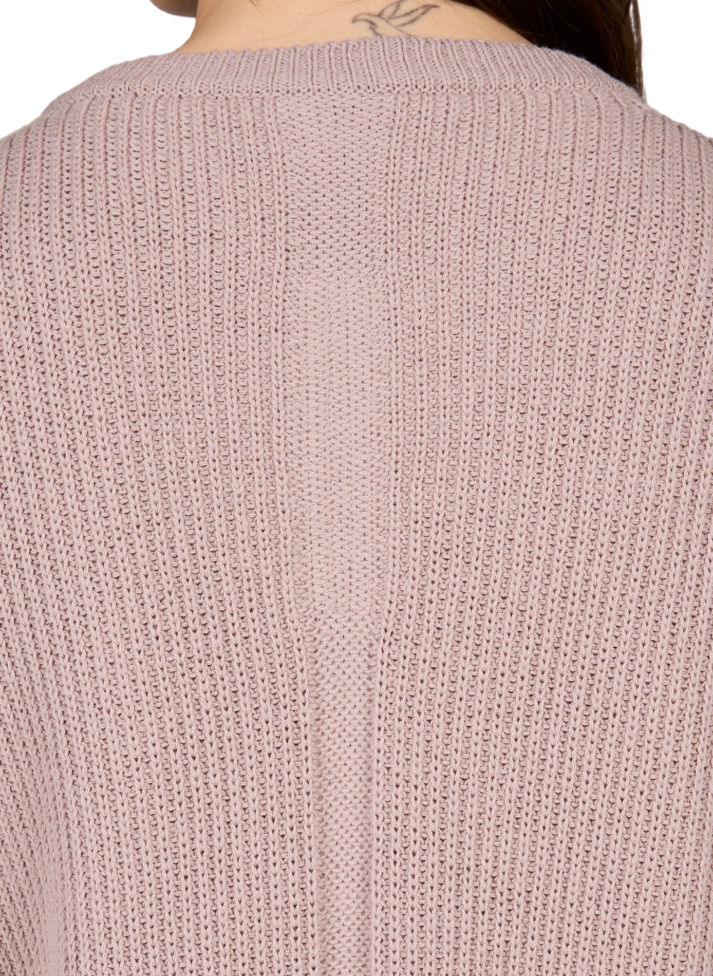 Round neck wool knit sweater RICK OWENS Pink