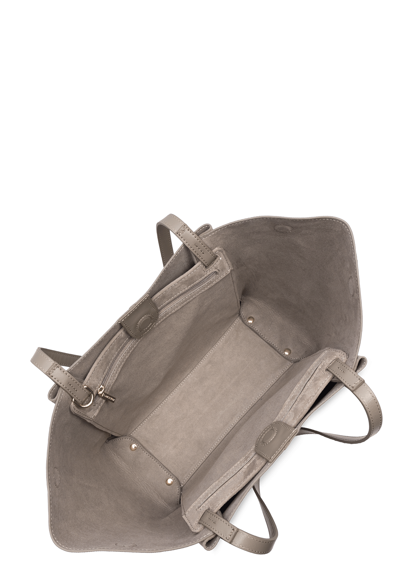 Sac cabas épaule - suède LANCASTER Gris