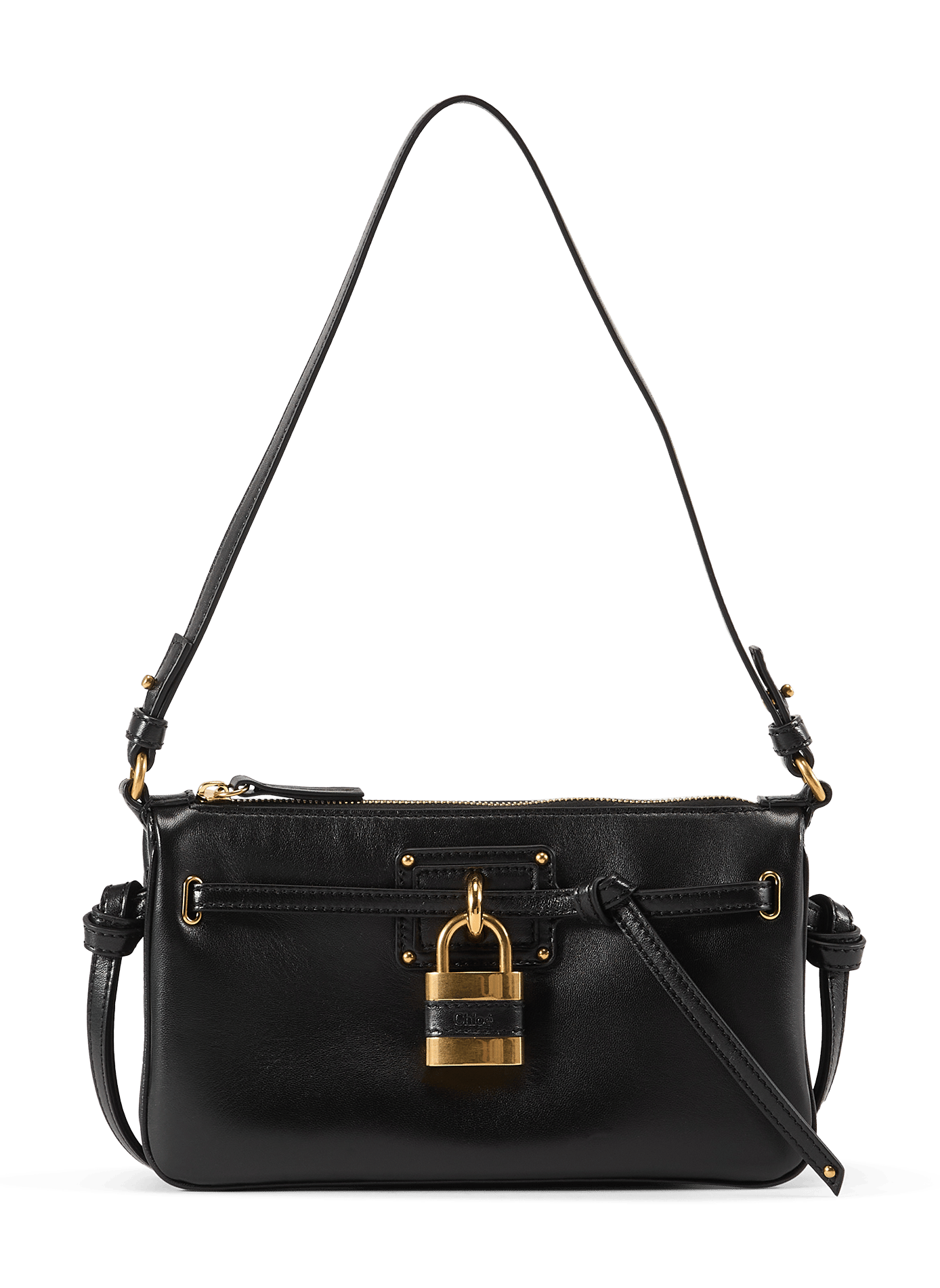 Schultertasche aus Leder CHLOÉ Schwarz