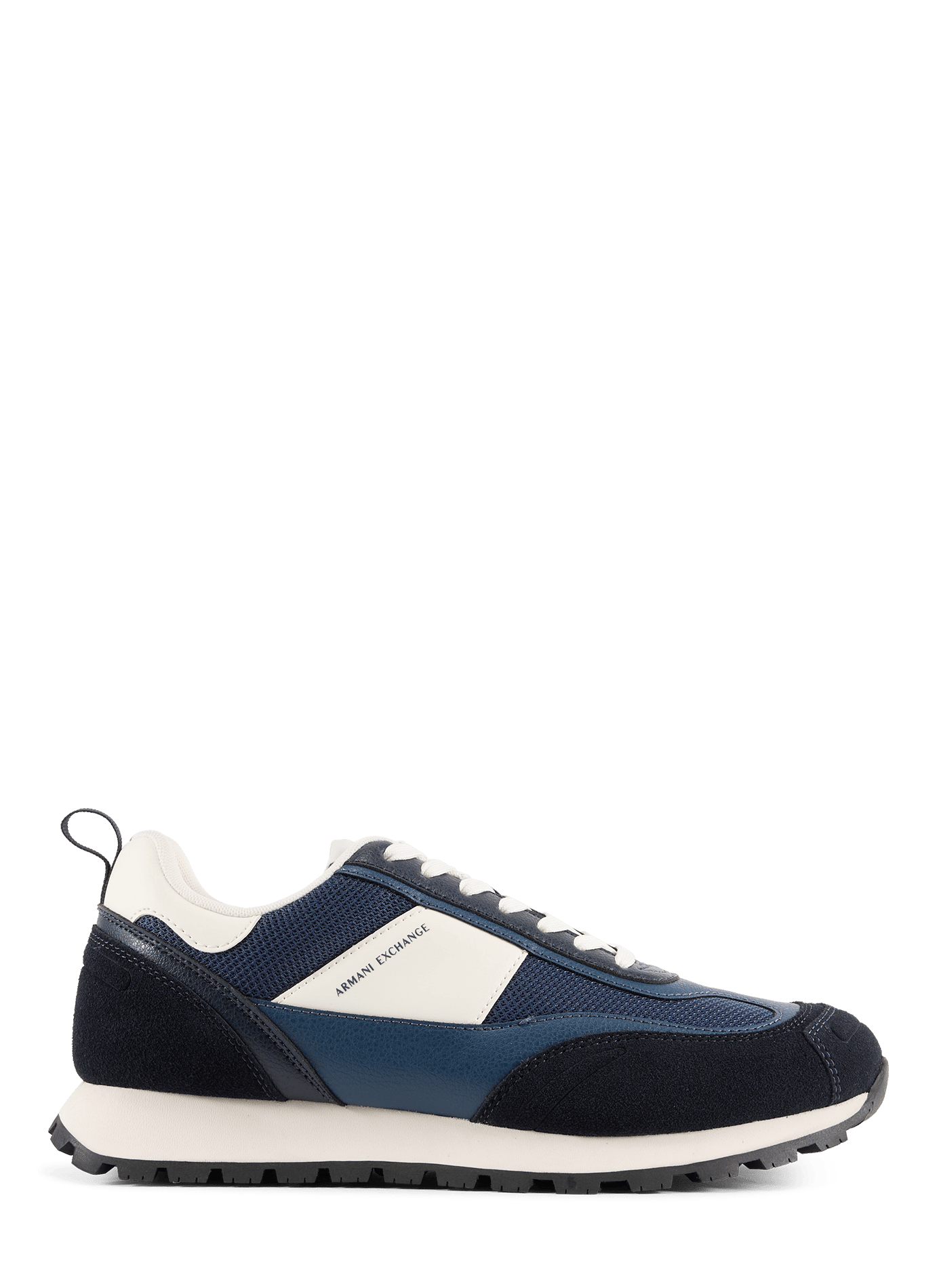 Slip-On Sneaker aus recyceltem gestricktem Netzstoff ARMANI EXCHANGE Blau