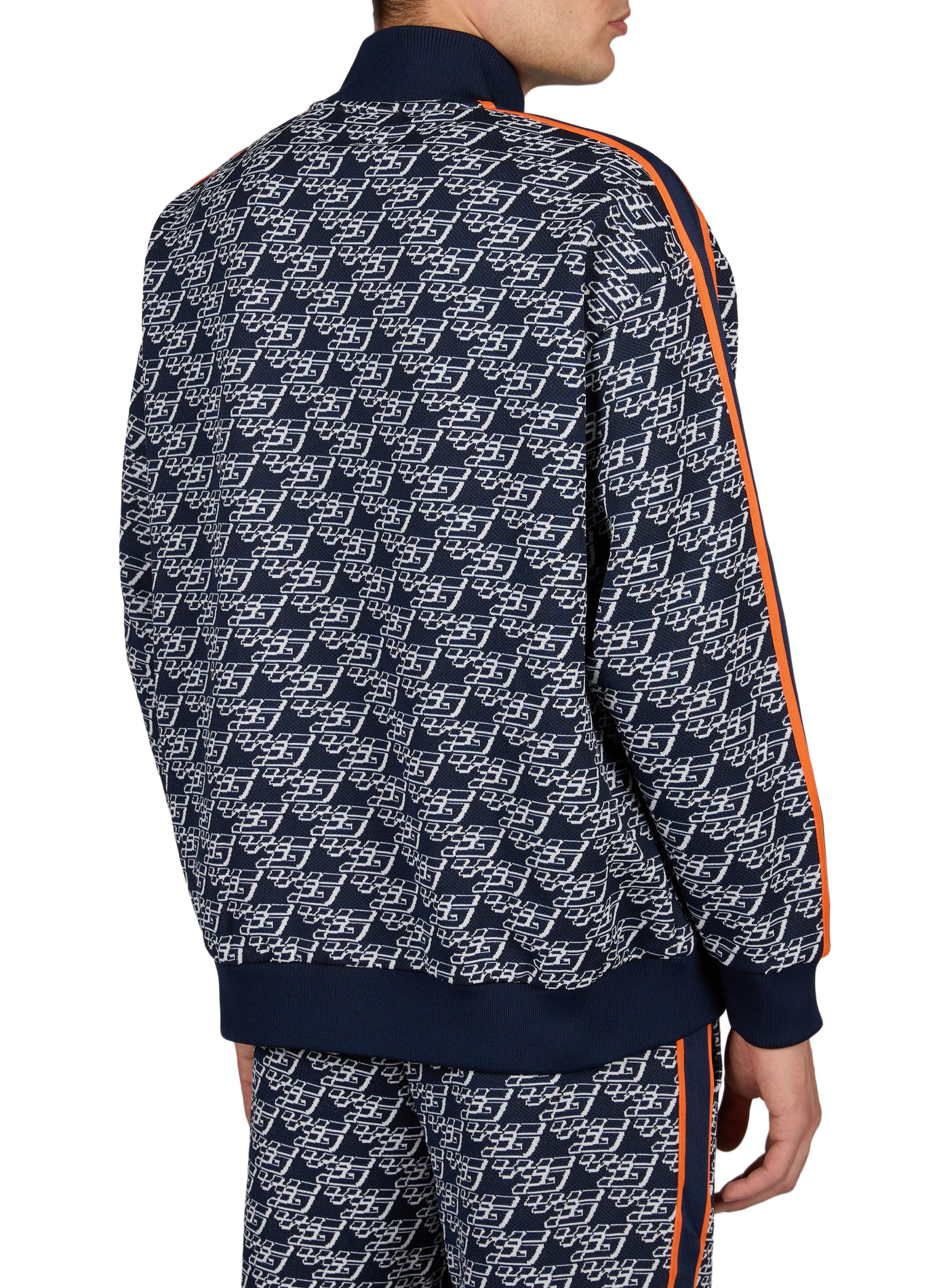 Damaso Jacke mit Print und Stehkragen GERTRUDE Blau
