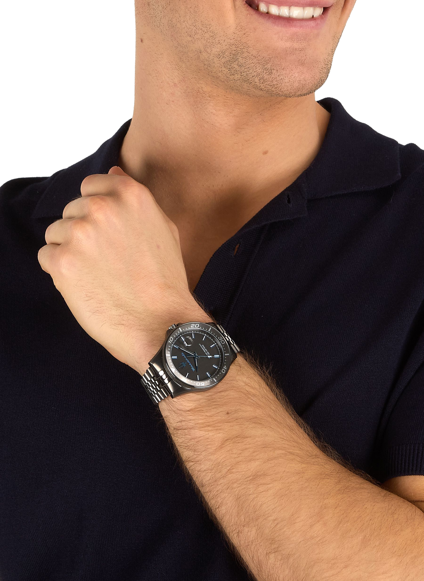 Montre quartz en acier inoxydable MASERATI Gris