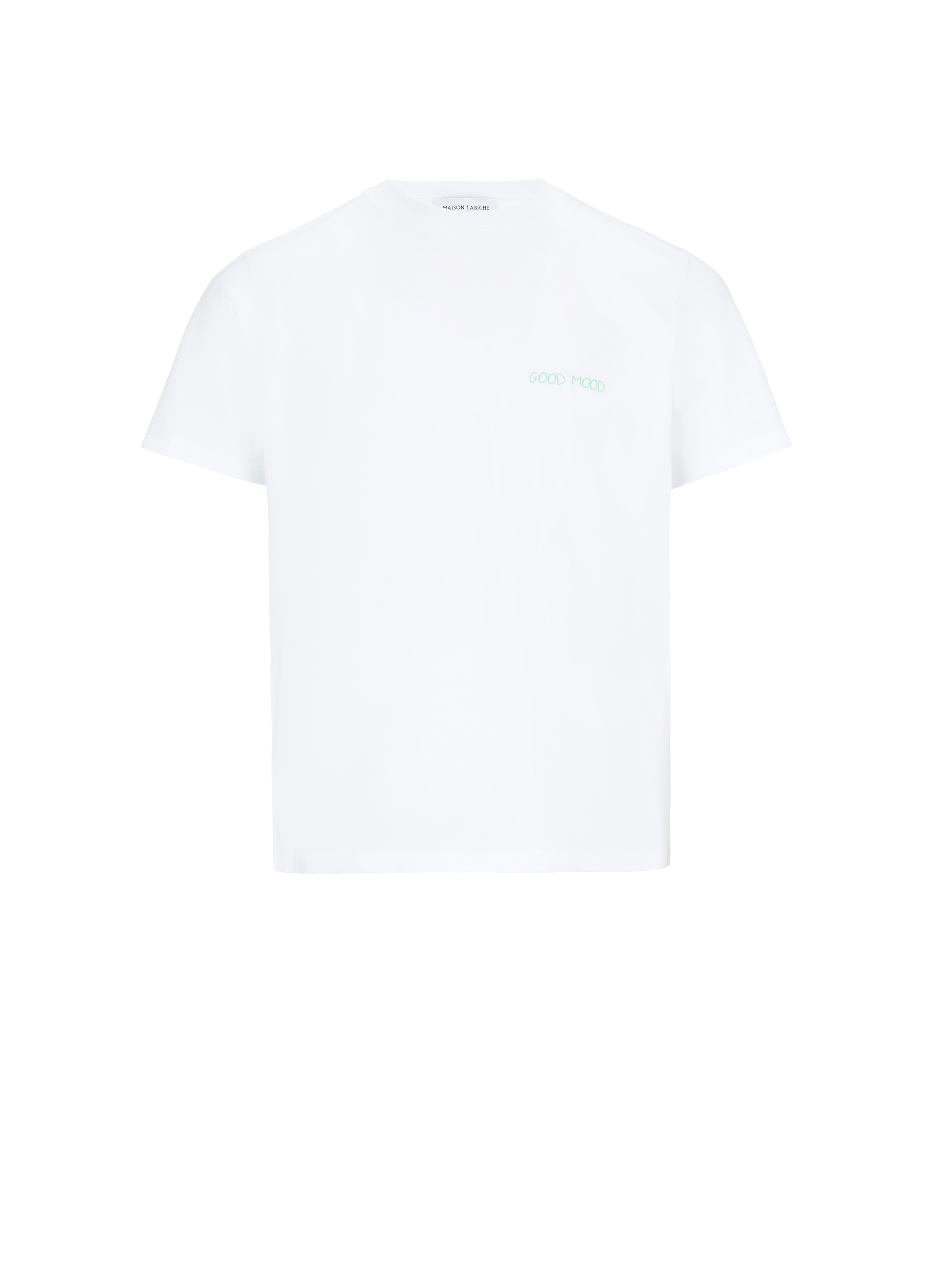 Le T-shirt Popincourt broderie GOOD MOOD en coton organique