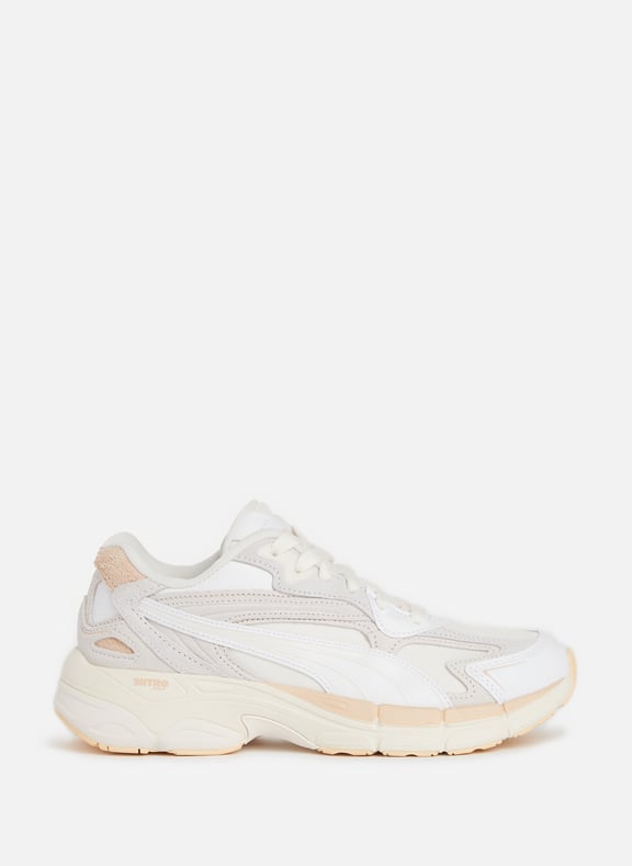 Teveris Nitro Thrifted leather sneakers White by PUMA PUMA Teveris Nitro Thrifted leather sneakers White
