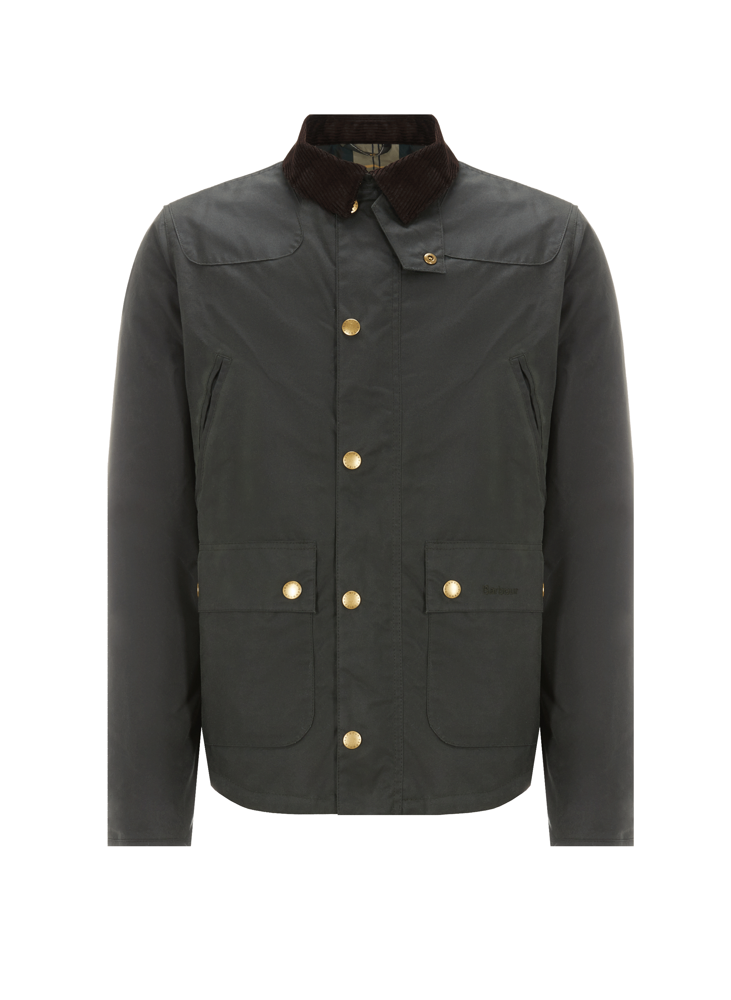 BARBOUR Reelin Wax cotton jacket  Green