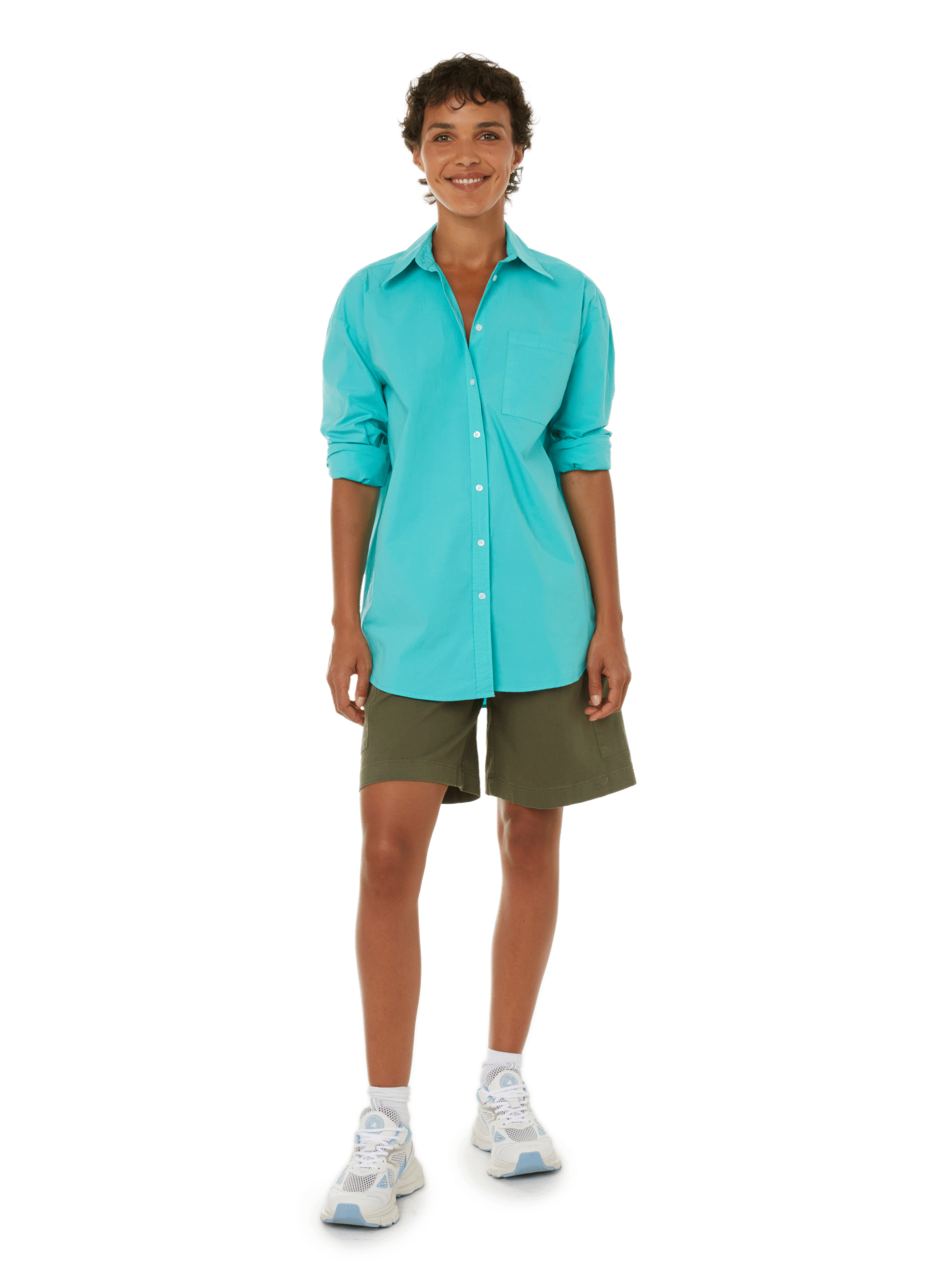 Bermuda cargo Randy en coton SAISON 1865 Vert