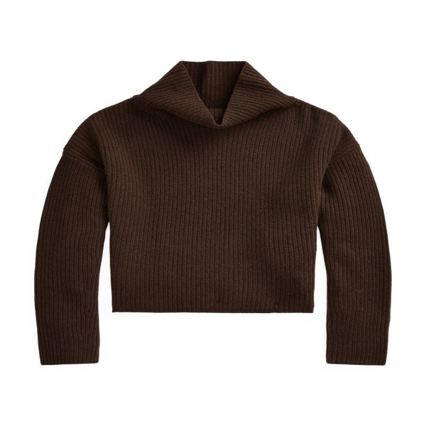 Polo Ralph Lauren Wool And Cashmere Jumper In Brown