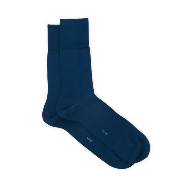 Falke Cotton Socks In Blue