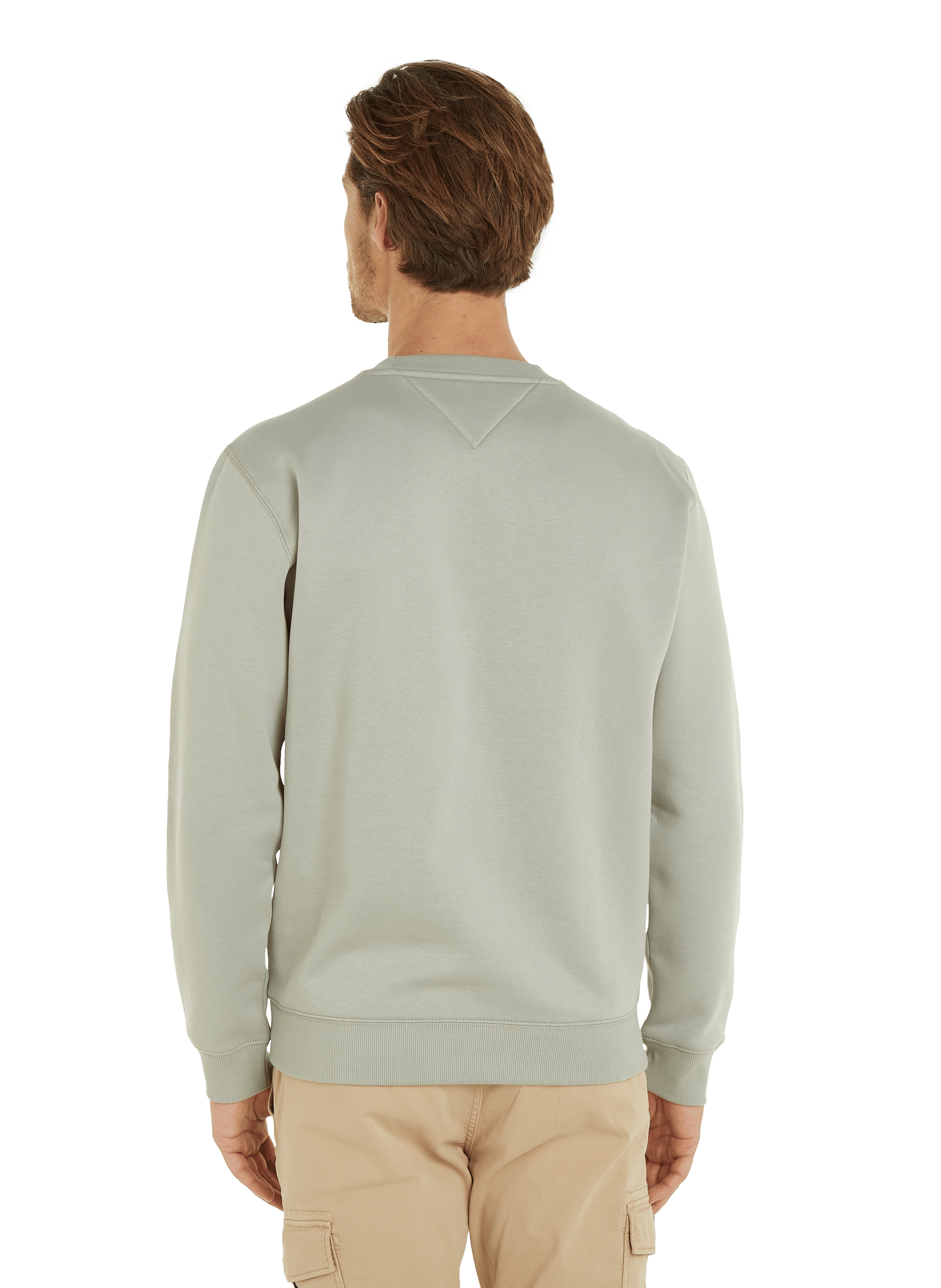 Sweat uni TOMMY HILFIGER Vert