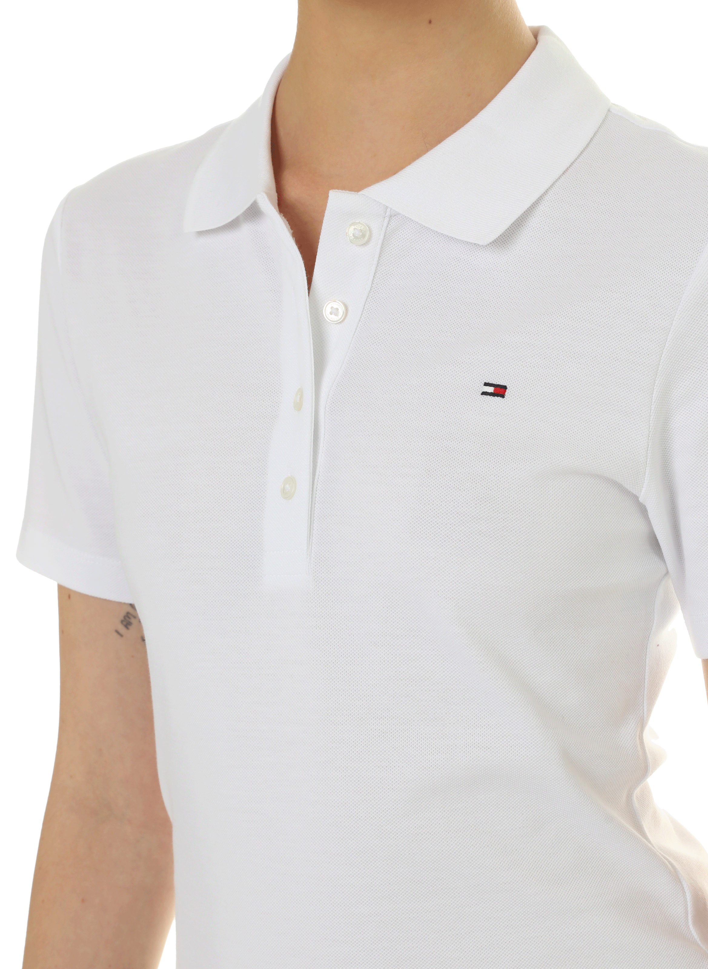 Cotton polo shirt  TOMMY HILFIGER White