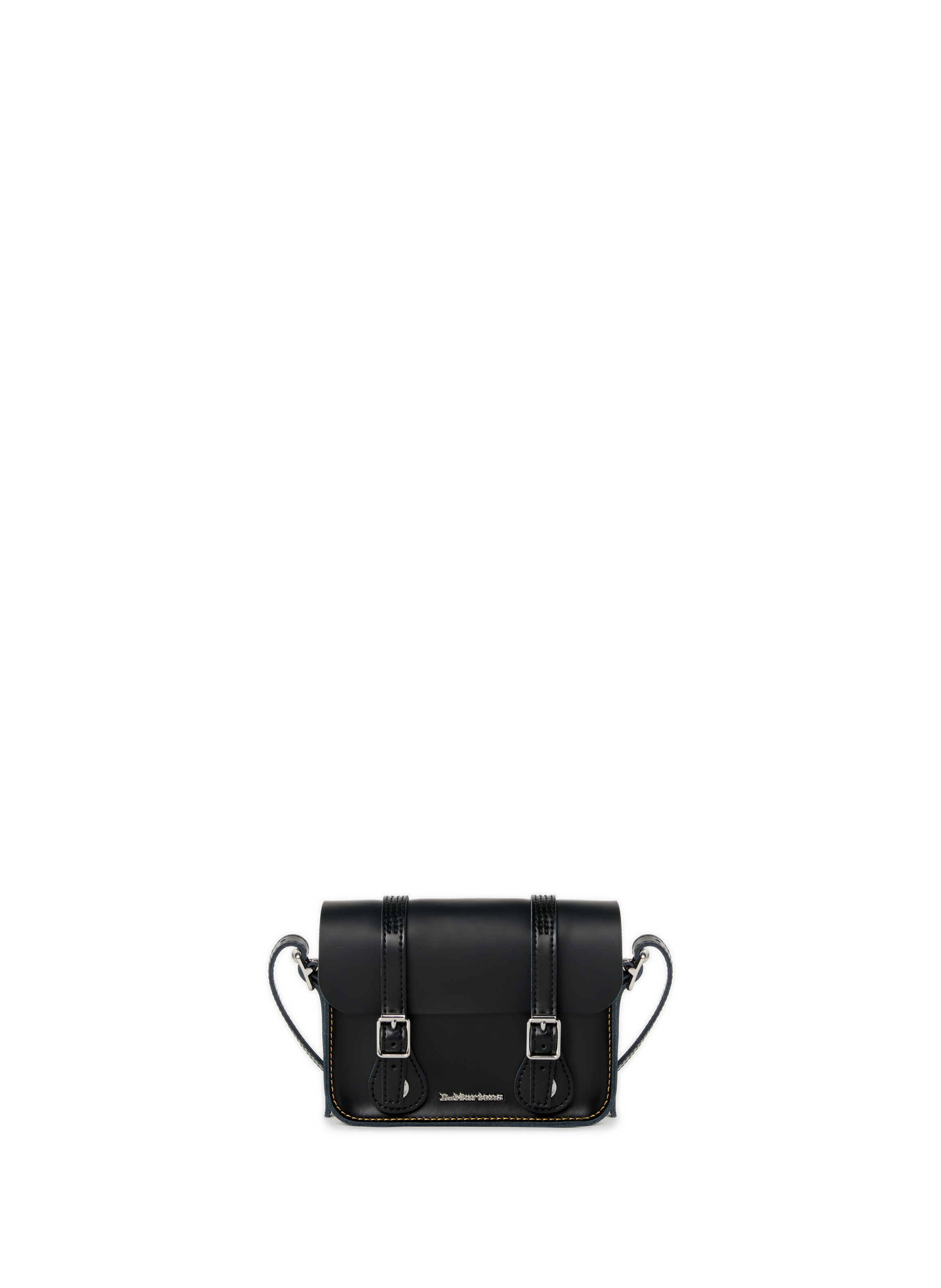 Sac 7" Leather Satchel Black Kiev DR. MARTENS Noir