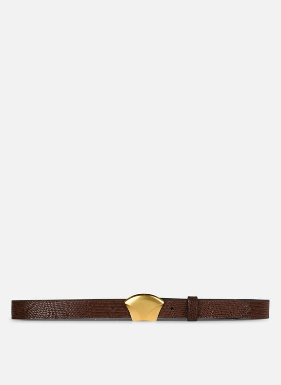 Ceinture en cuir diviluz e Marron by SESSUN SESSUN Ceinture en cuir diviluz e Marron
