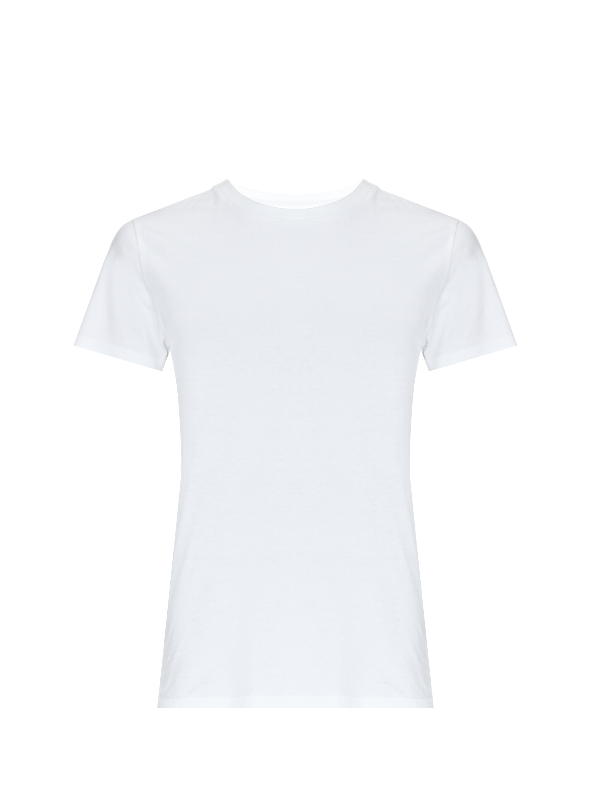 T-shirt Eqla col rond en coton TSH TRI EQLA NOIR Blanc