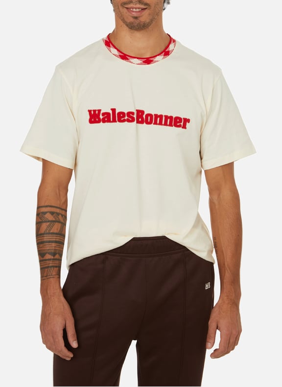 T-shirt en coton Beige by WALES BONNER WALES BONNER T-shirt en coton Beige