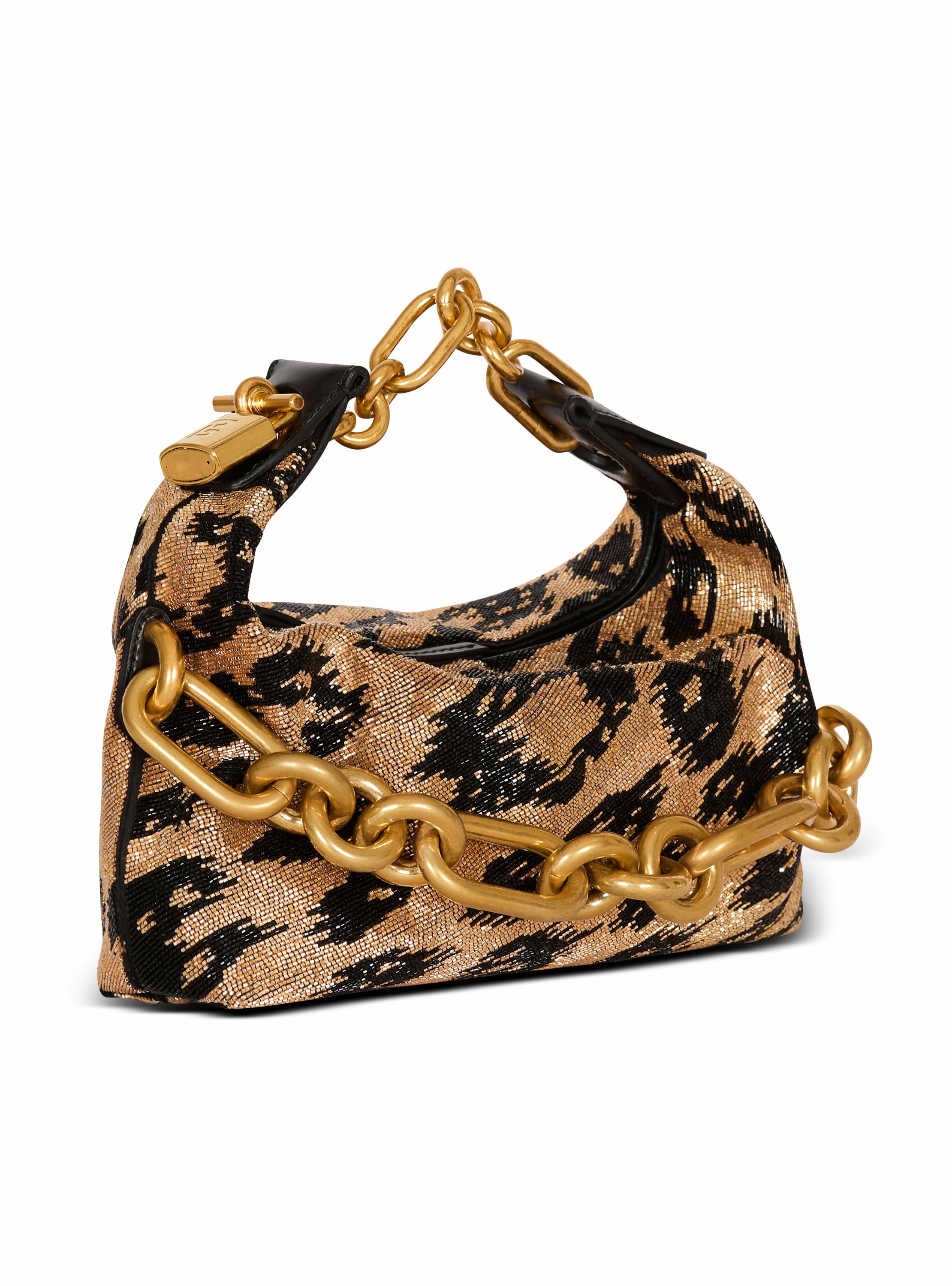 Sac sync mini brodé motif léopard BALMAIN Multicolore