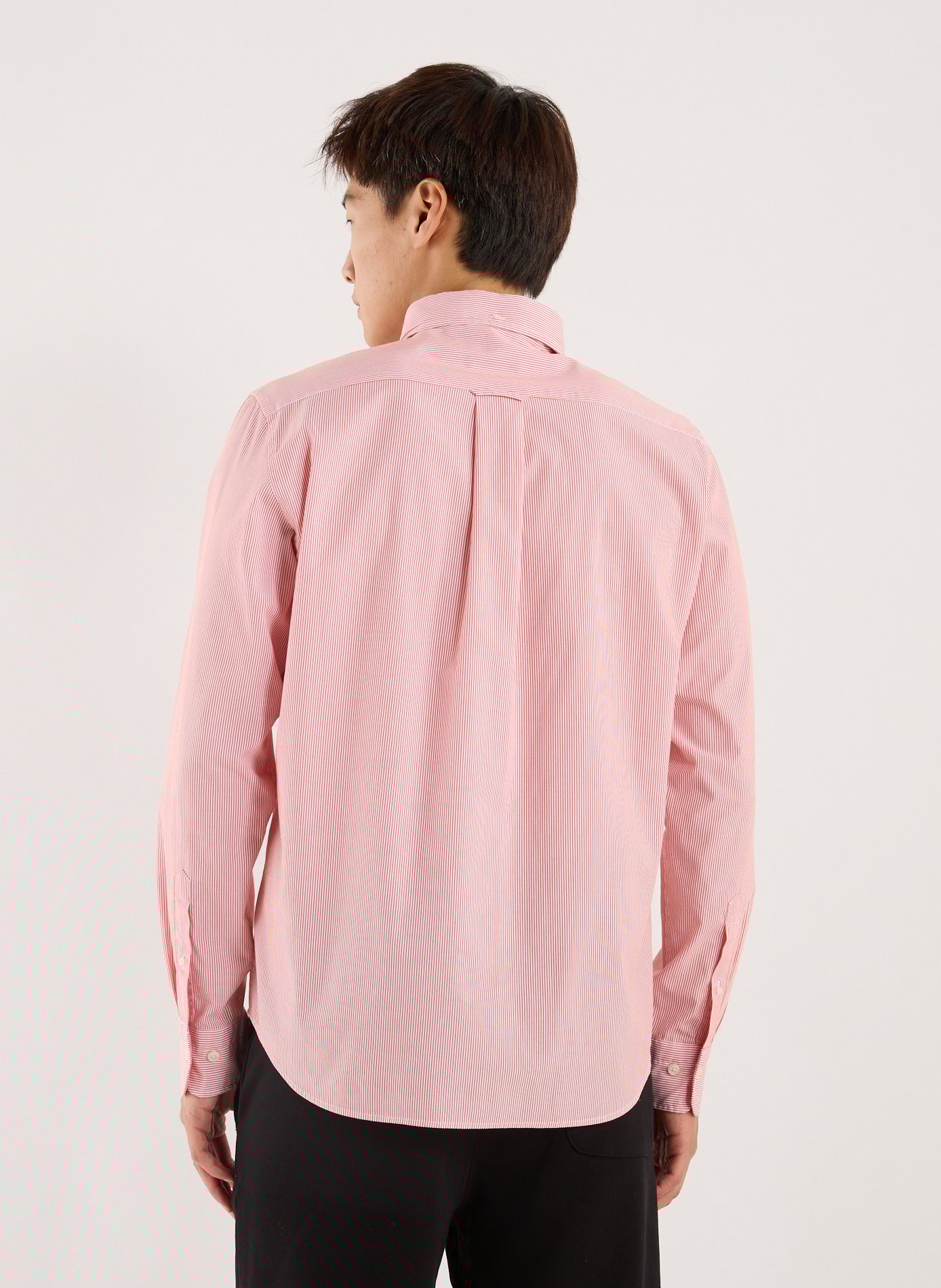 Chemise à rayures en coton GANT Orange