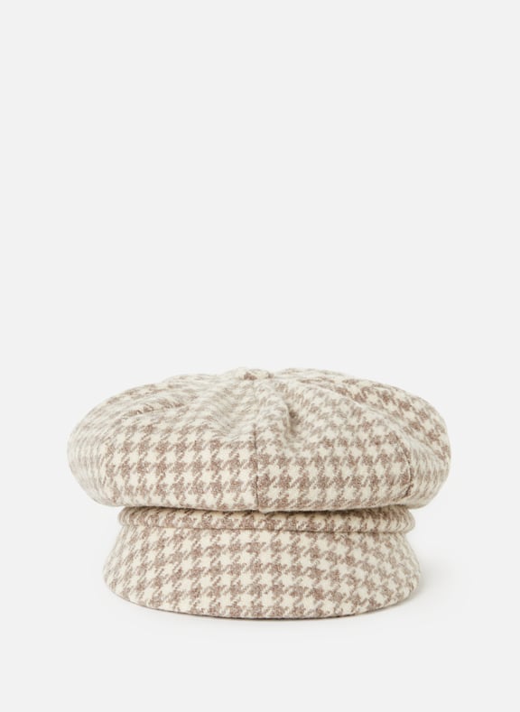Wool Pyrenees Gavroche Beige by AU PRINTEMPS PARIS AU PRINTEMPS PARIS Wool Pyrenees Gavroche Beige