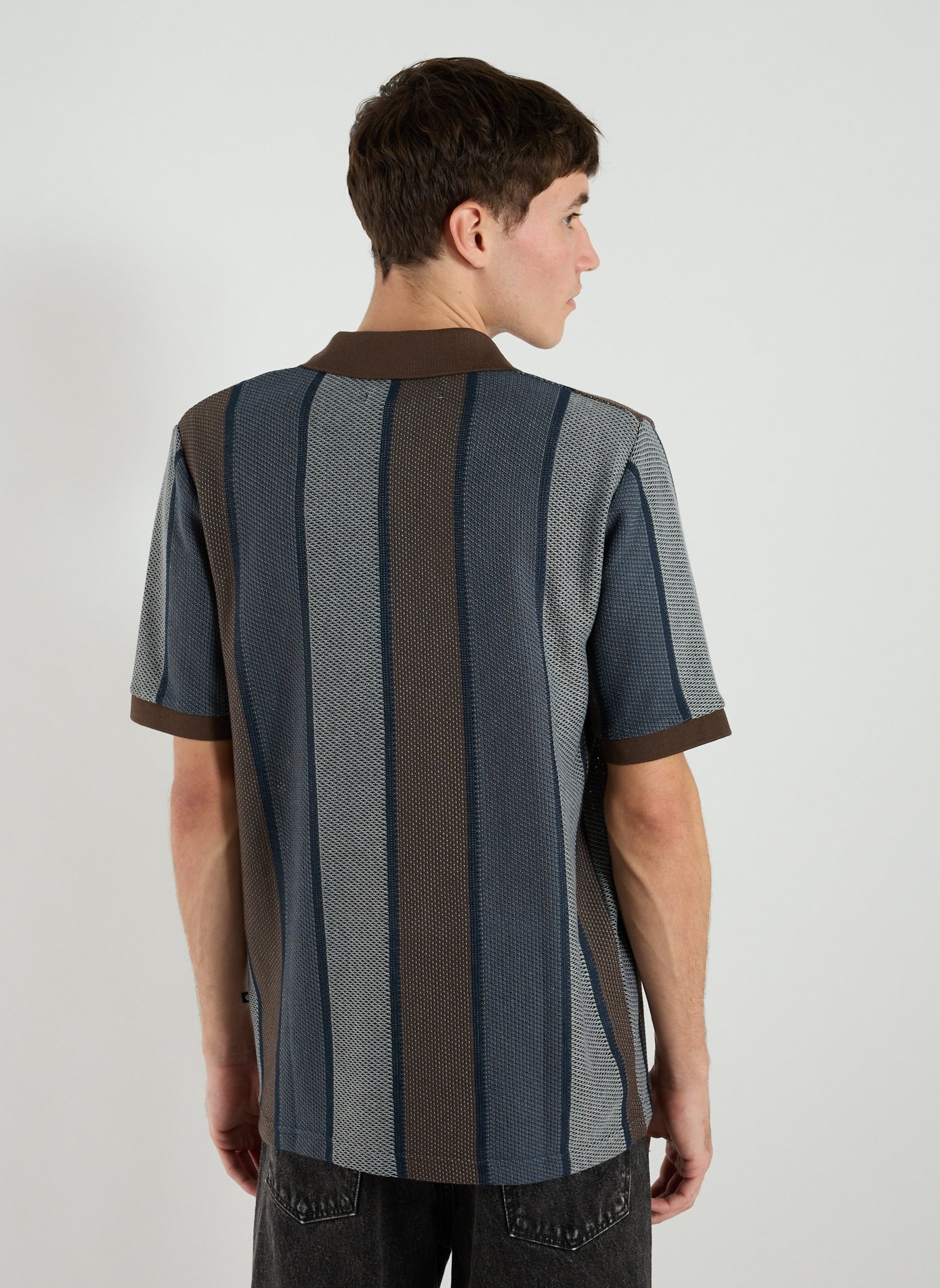 Polo à rayures SAMSOE SAMSOE Bleu