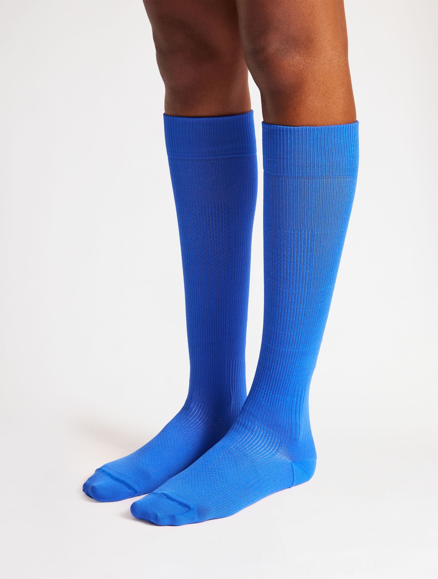 Chaussettes de ski sock pop coupe regular FUSALP Bleu