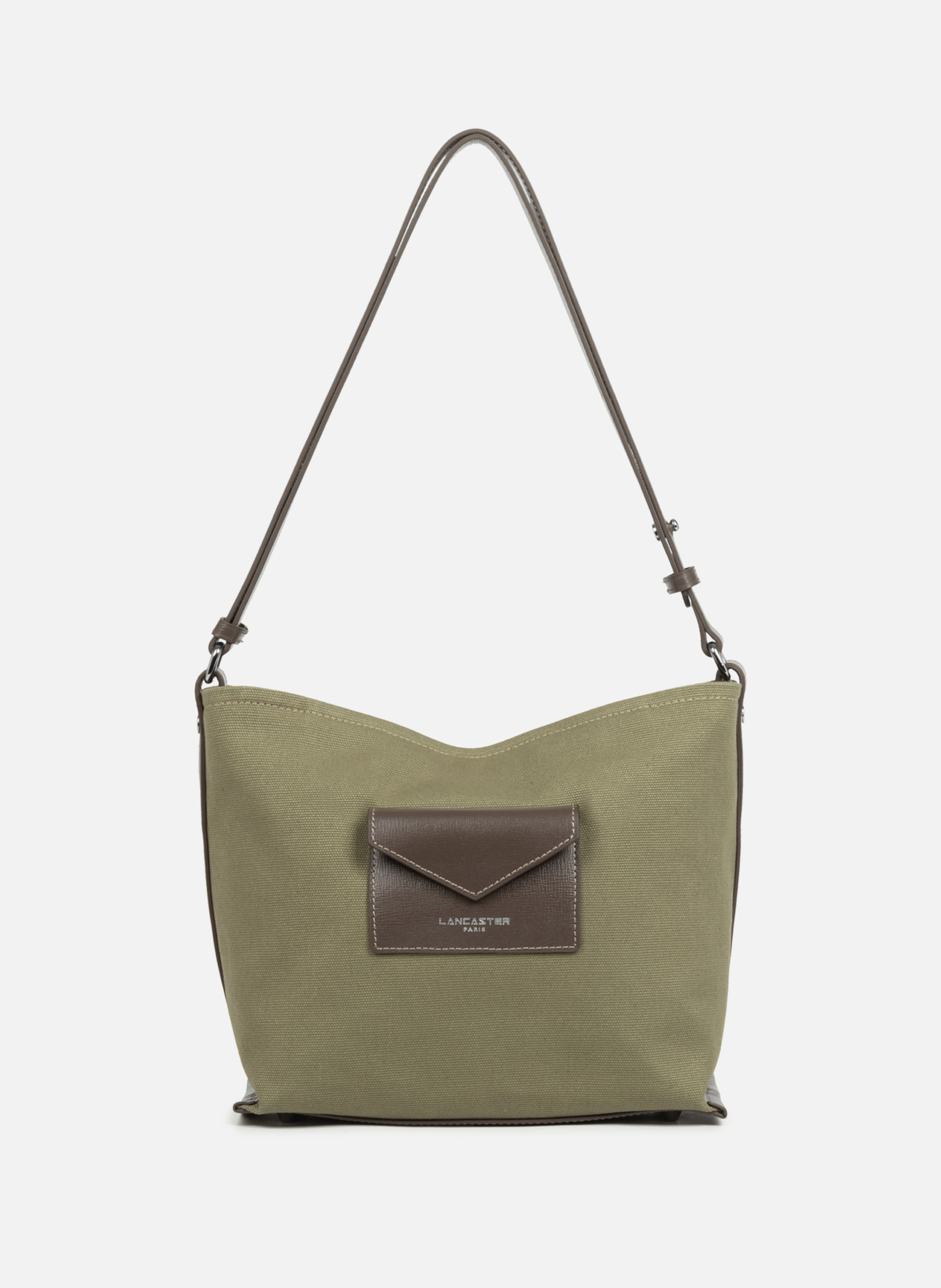 LANCASTER M bucket bag - Canvas KBA Khaki
