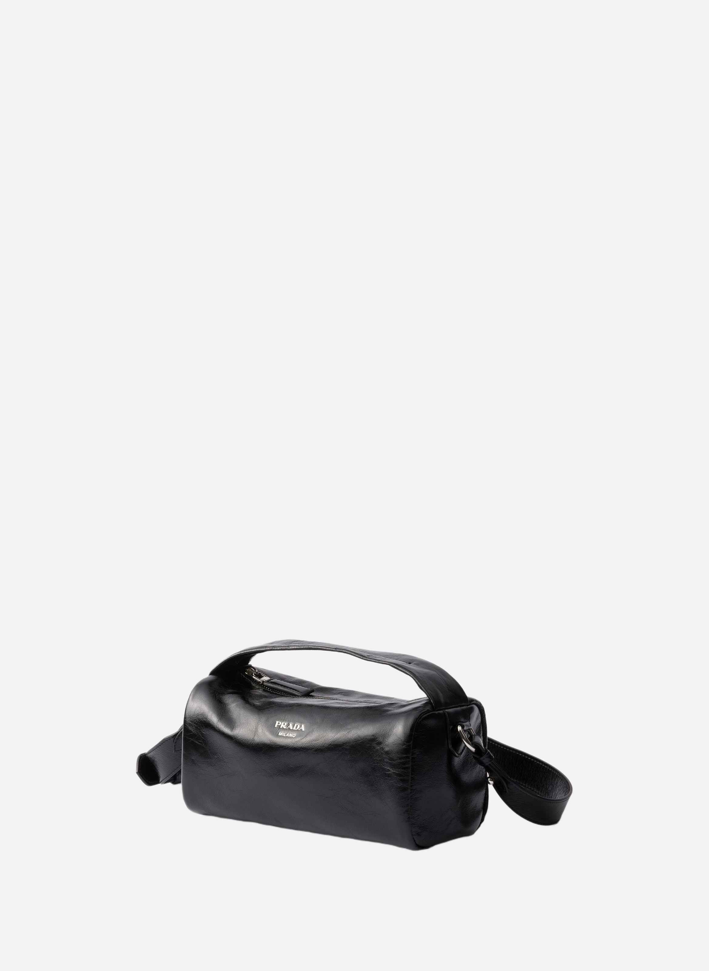 Sac à bandoulière en cuir Noir