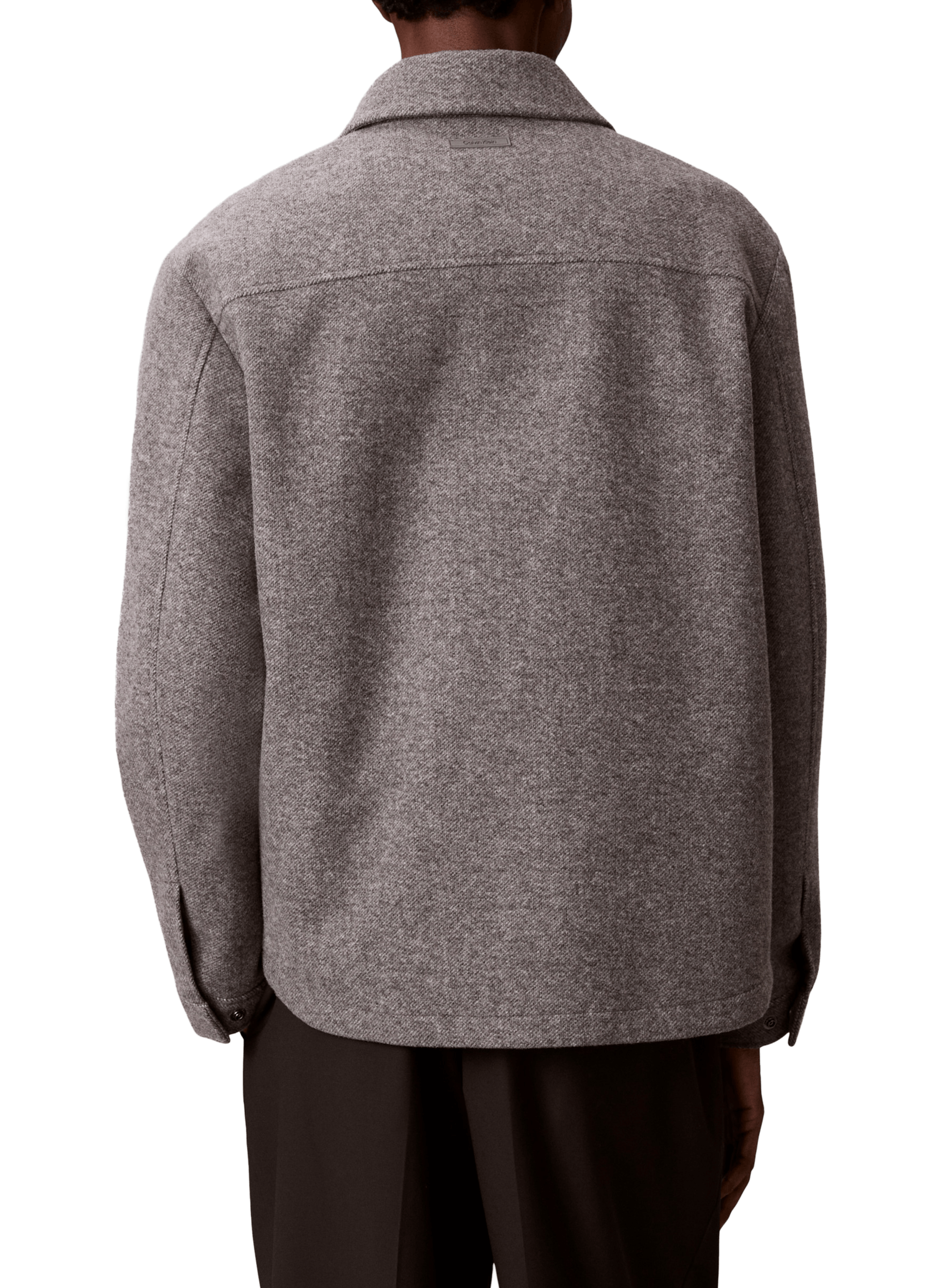 Blouson droit uni CALVIN KLEIN Gris