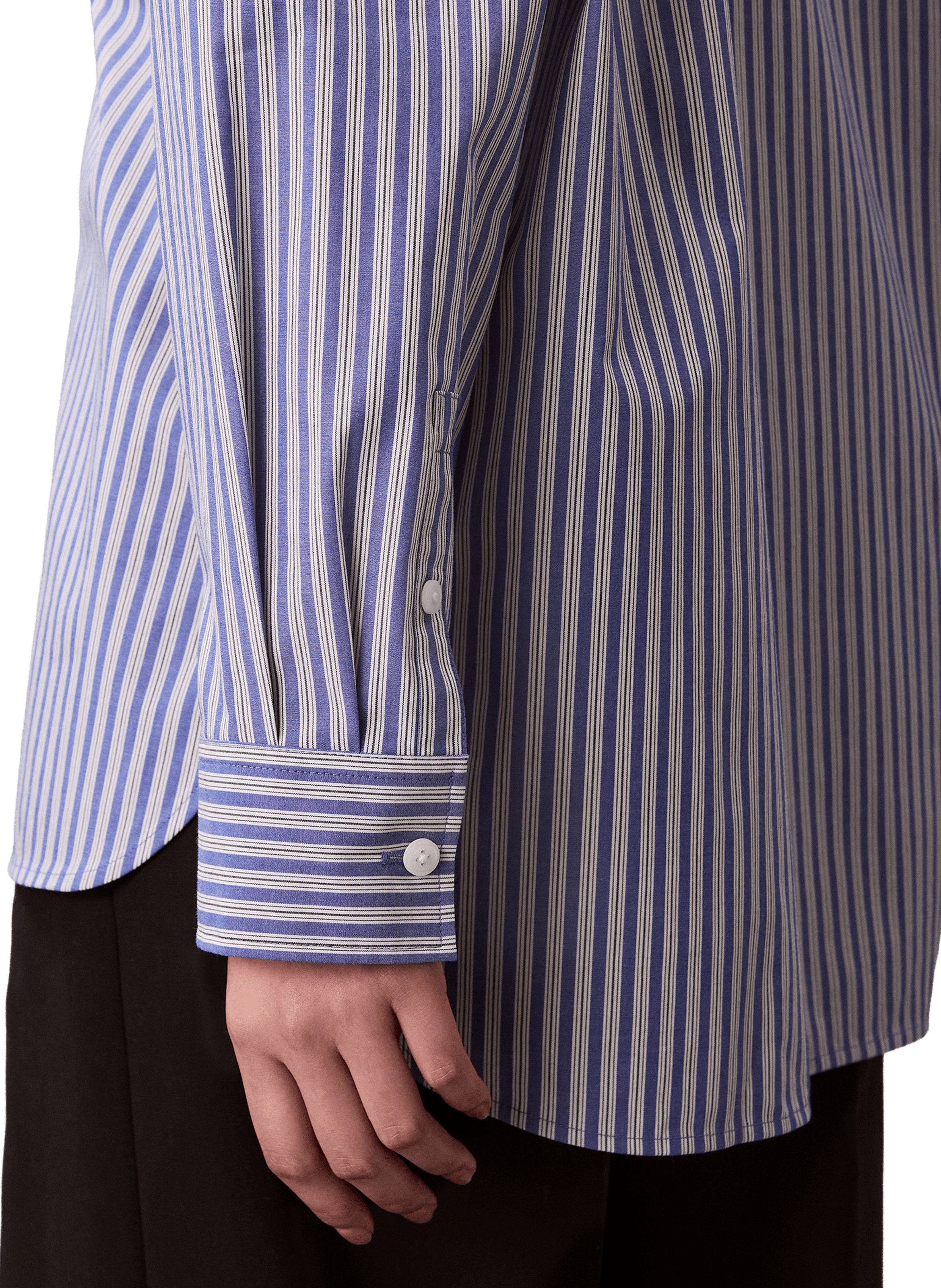 Striped cotton poplin shirt CALVIN KLEIN Multicolour
