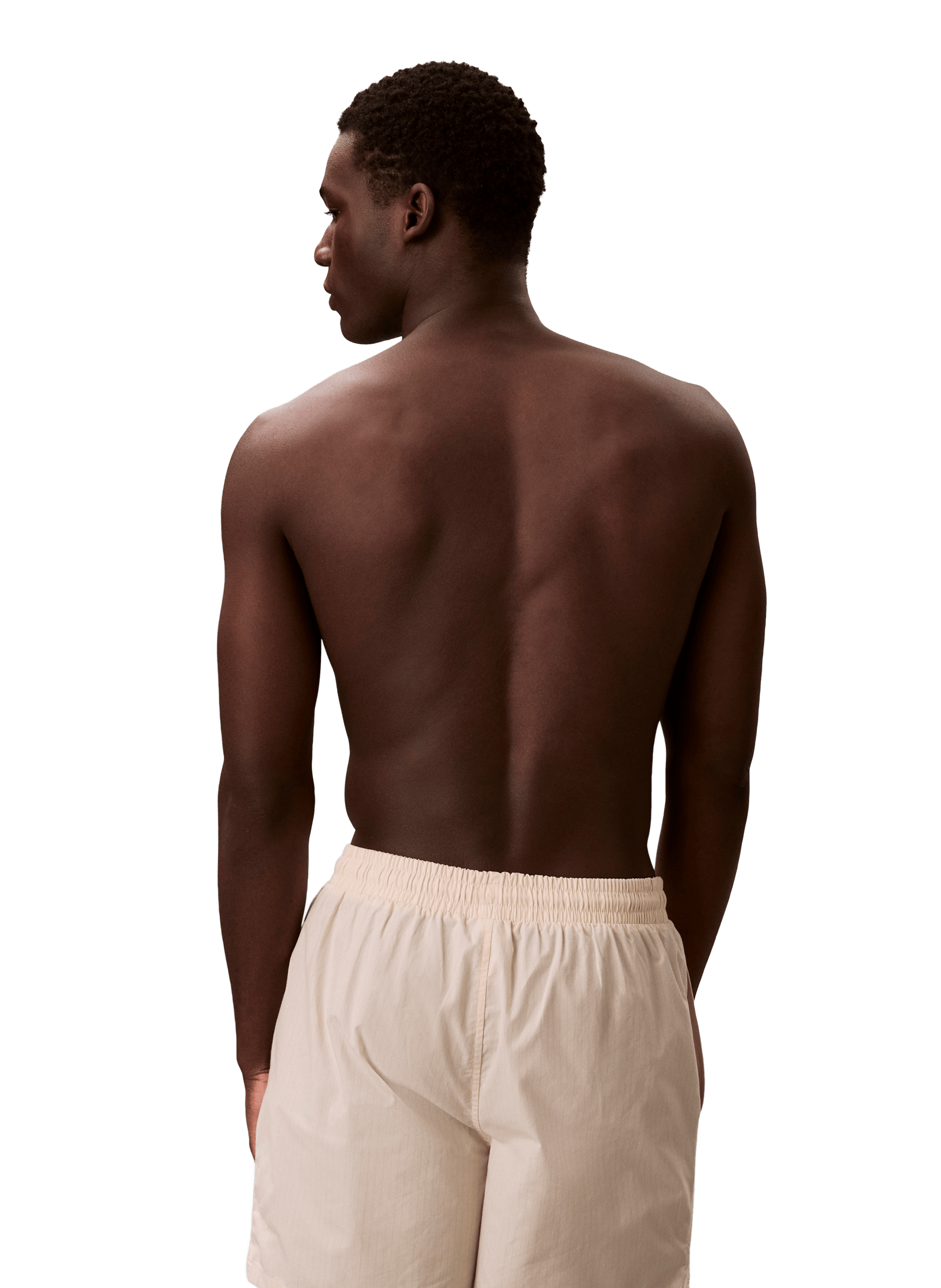 Striped cotton shorts CALVIN KLEIN White