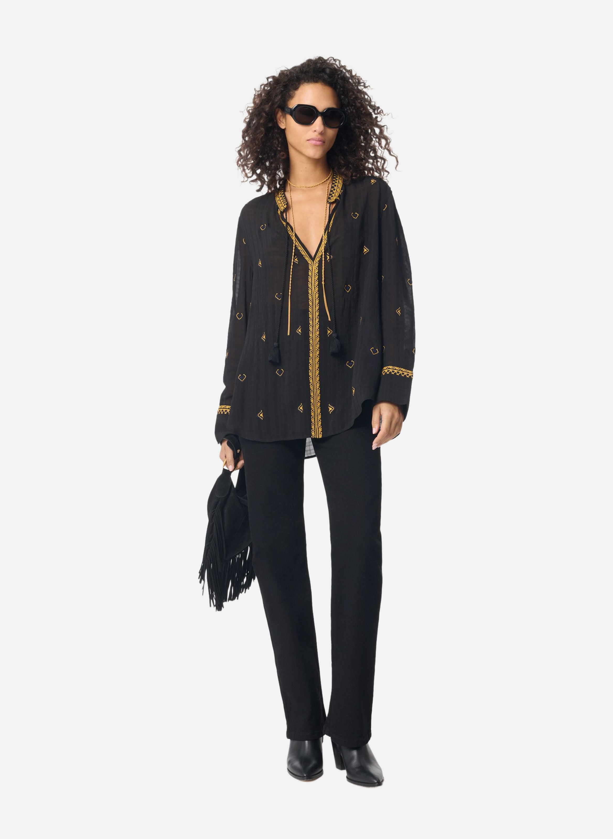 Blouse gaspard VANESSA BRUNO Noir