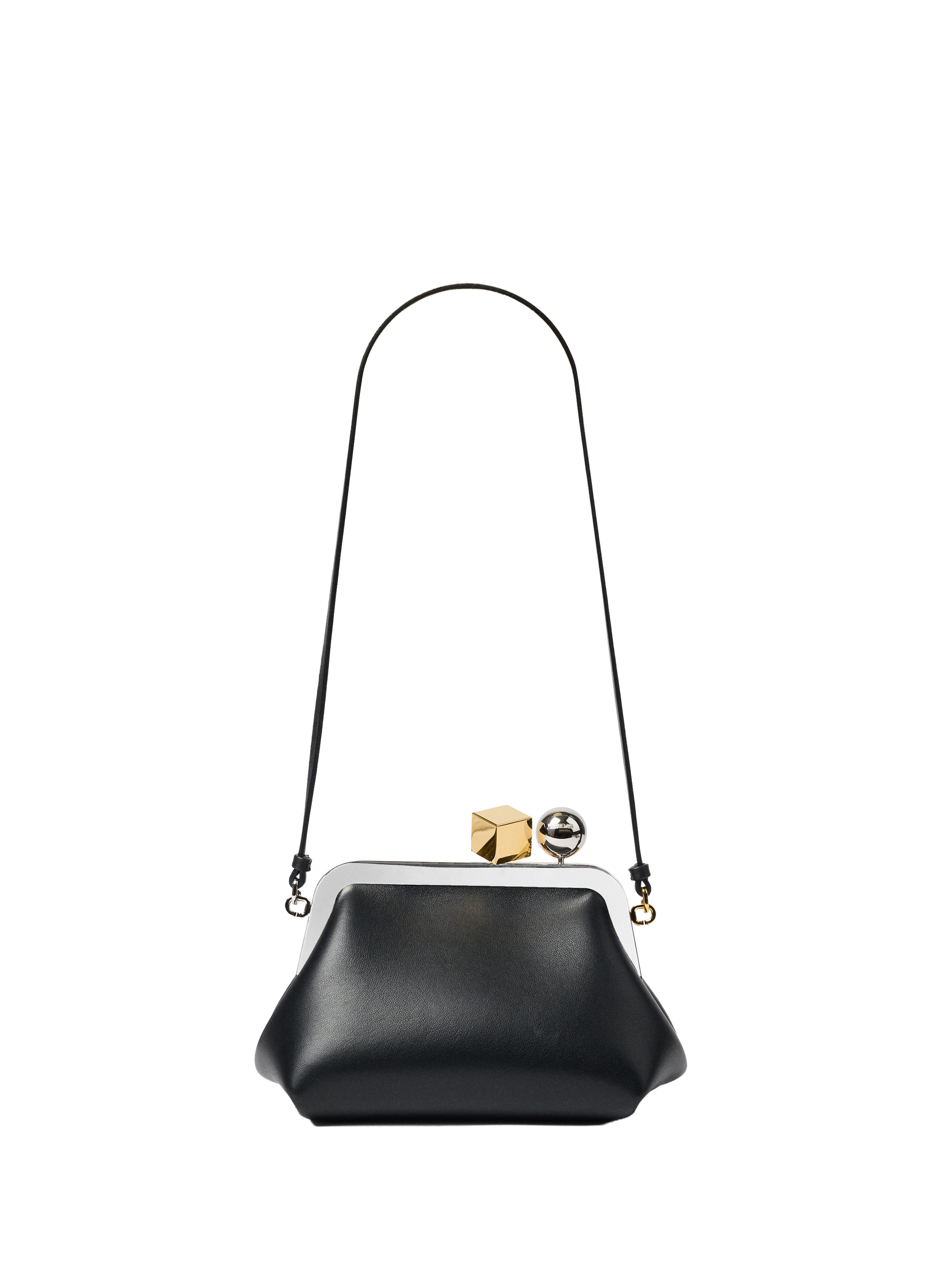Bag Le Berlingot in leather JACQUEMUS Black