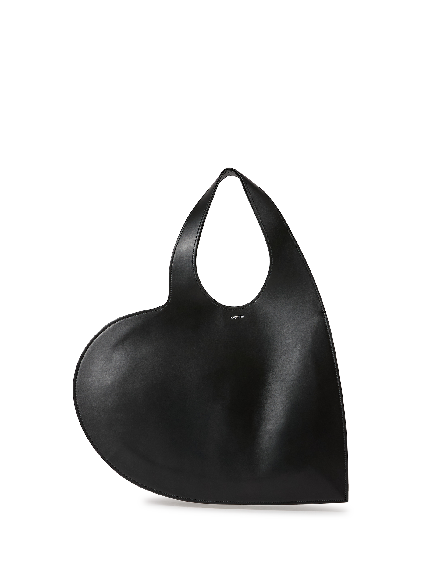 Sac épaule forme coeur en cuir COPERNI Noir