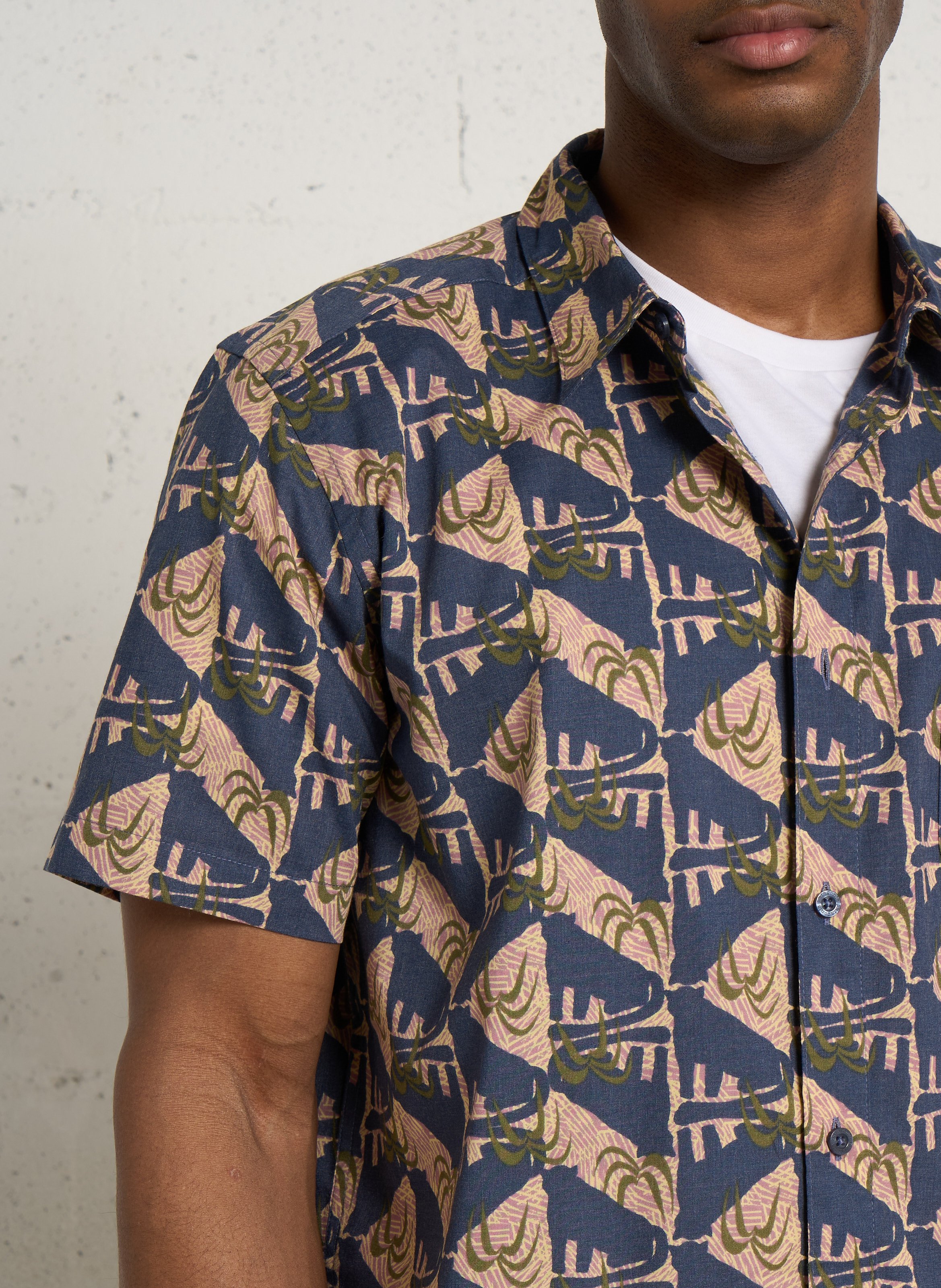 Chemise regular-fit imprimée en coton bio mélangé PATAGONIA Multicolore