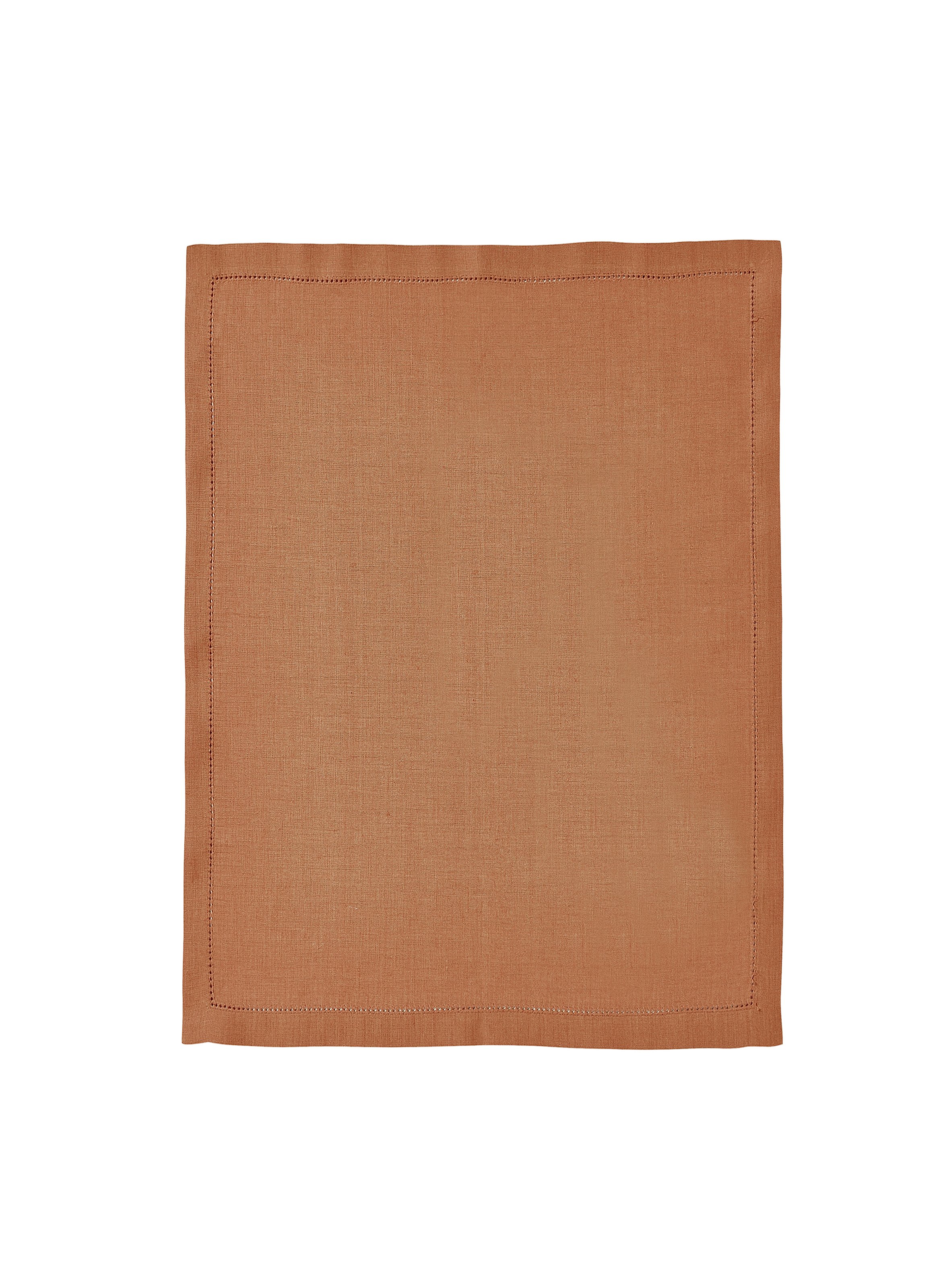 Serviette de table unie en lin, florence ALEXANDRE TURPAULT Marron