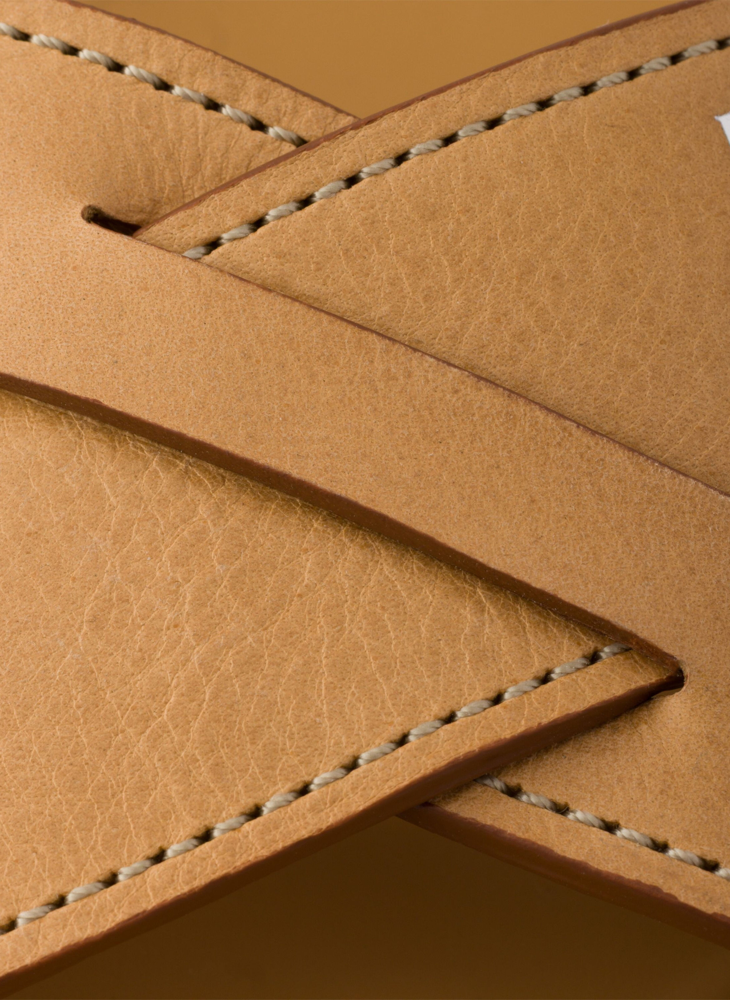 Sandales en cuir PRADA Beige