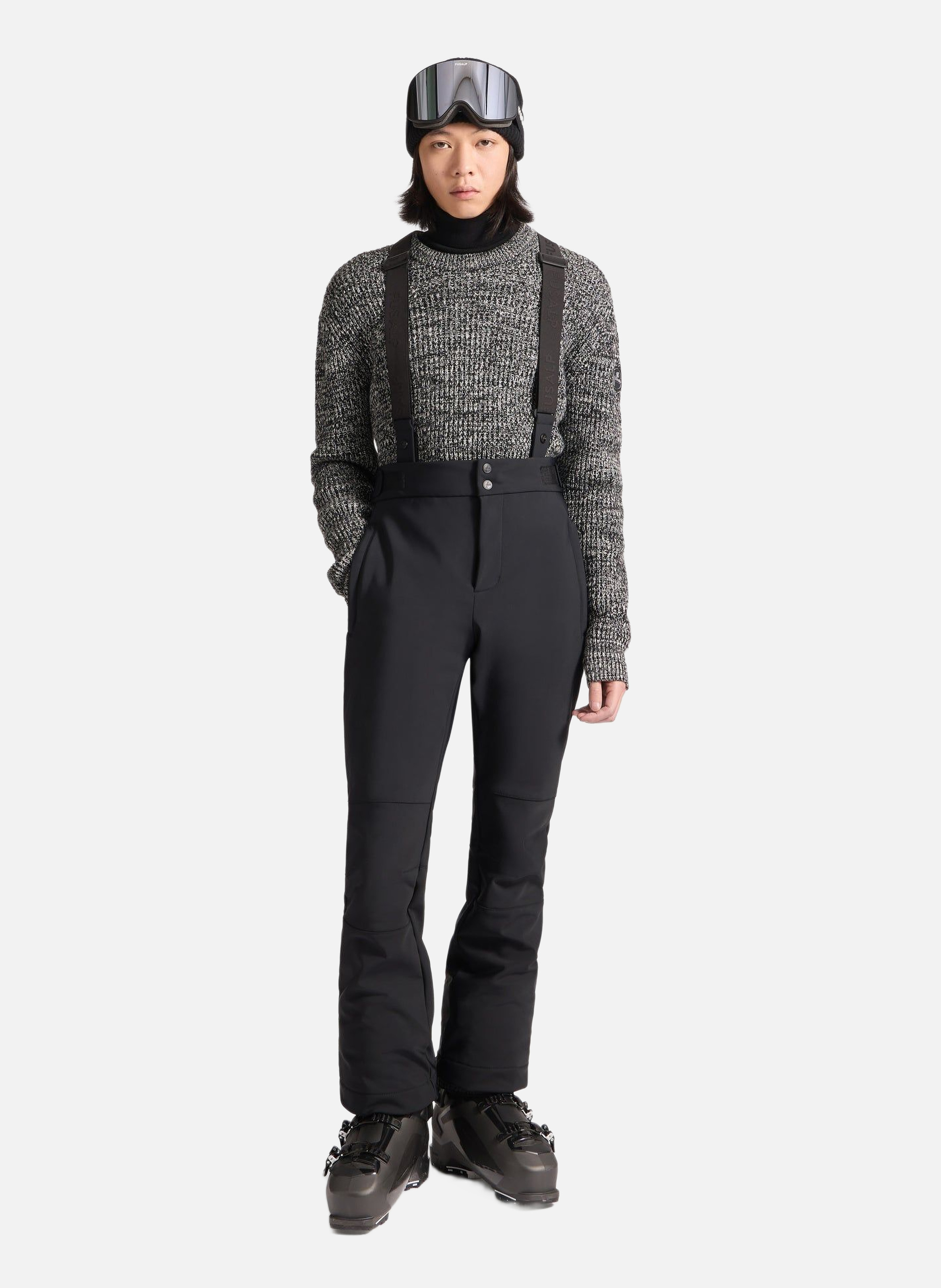 Pantalon de ski franz coupe ajustée FUSALP Noir