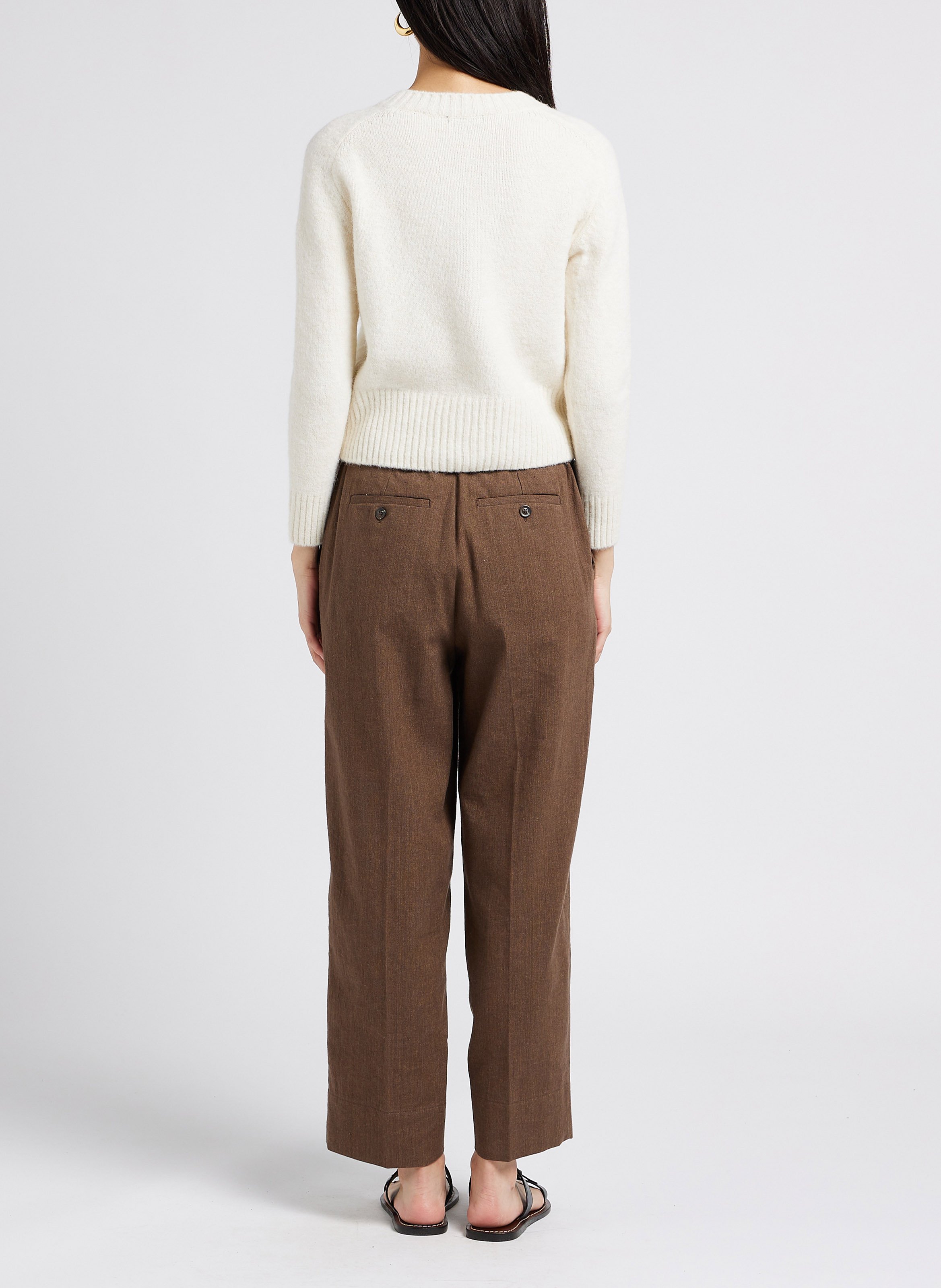Gilet court boutonné lyne SOEUR Beige