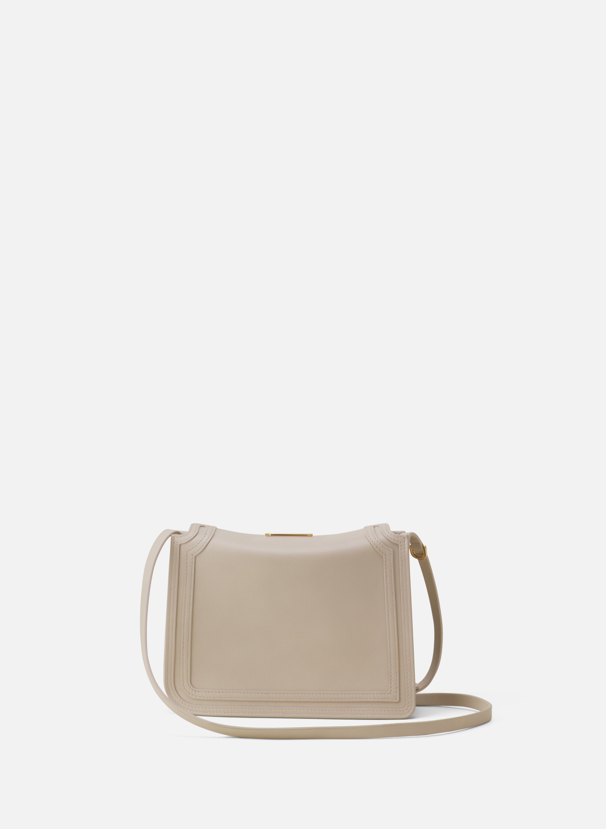 Sac compagnon 16  en cuir LANVIN Blanc