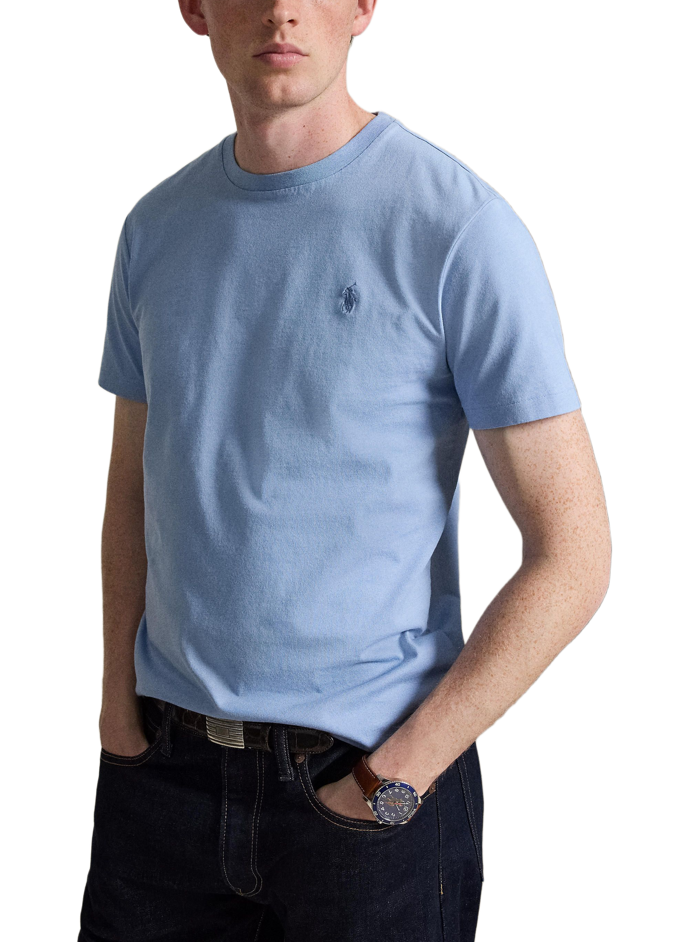 Classic Cotton T-Shirt | Blue POLO RALPH LAUREN Men