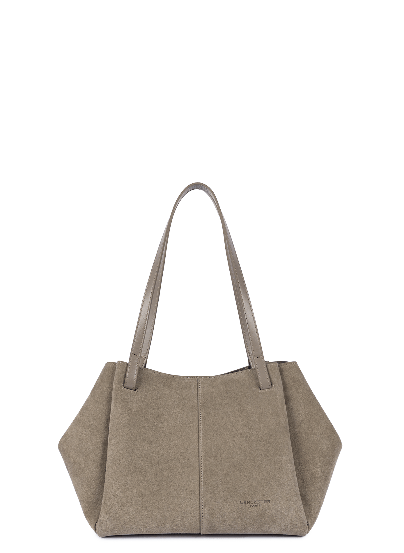 Sac cabas épaule - suède LANCASTER Gris