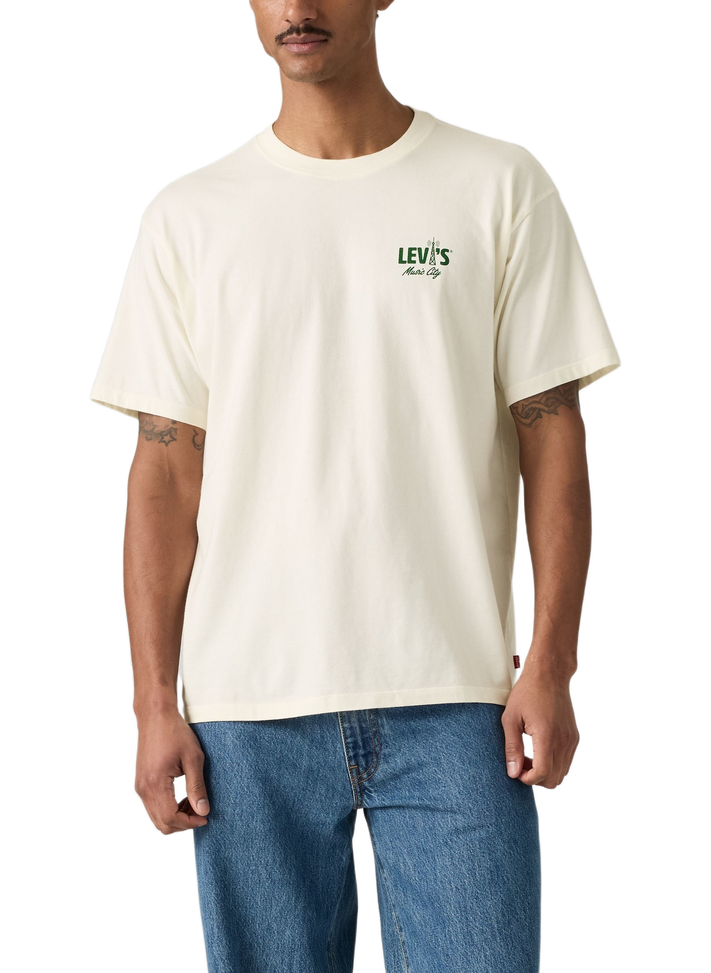 Printed T-shirt LEVI'S Beige